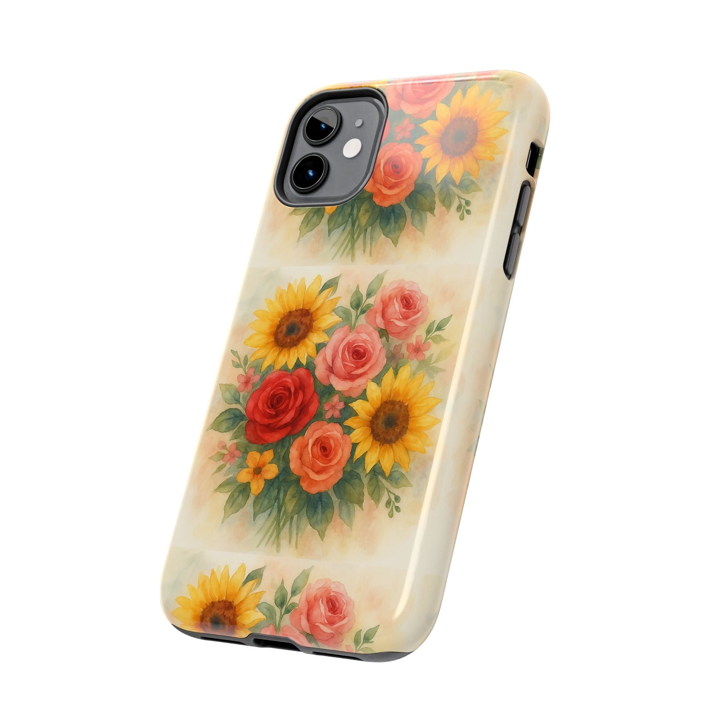 Floral Tough Phone Cases | Vibrant Flower Design, Durable Protection, Gift for Her, Floral Art Print, Phone Accessories