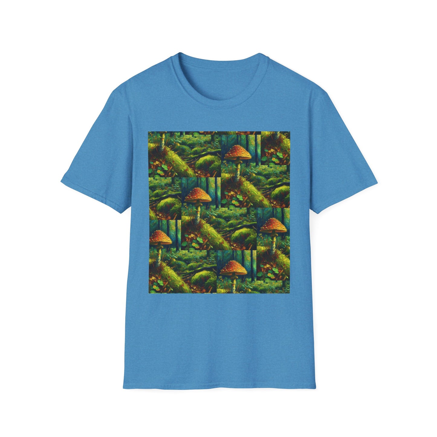 Forest Mushroom Graphic Unisex T-Shirt, Nature Lover Tee, Outdoor Adventure Apparel, Eco-Friendly Gift, Vintage Style Clothing