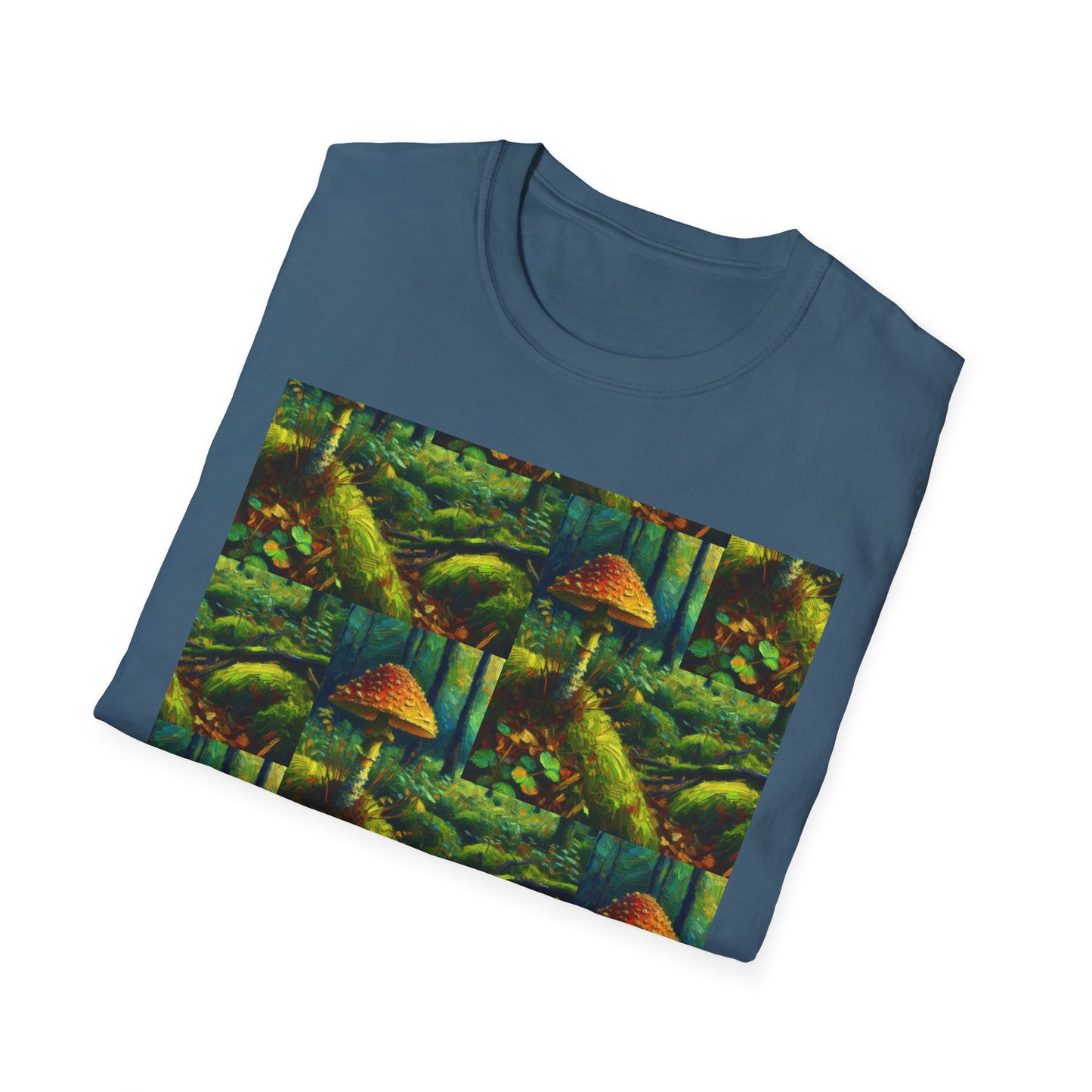 Forest Mushroom Graphic Unisex T-Shirt, Nature Lover Tee, Outdoor Adventure Apparel, Eco-Friendly Gift, Vintage Style Clothing