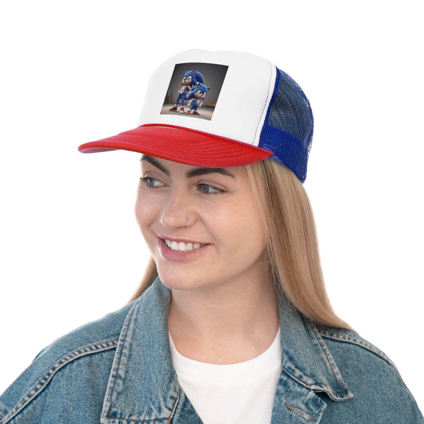 Stylish Trucker Cap with Unique Design, Summer Accessory, Gift for Him/Her, Outdoor Headwear, Trendy Fashion Statement