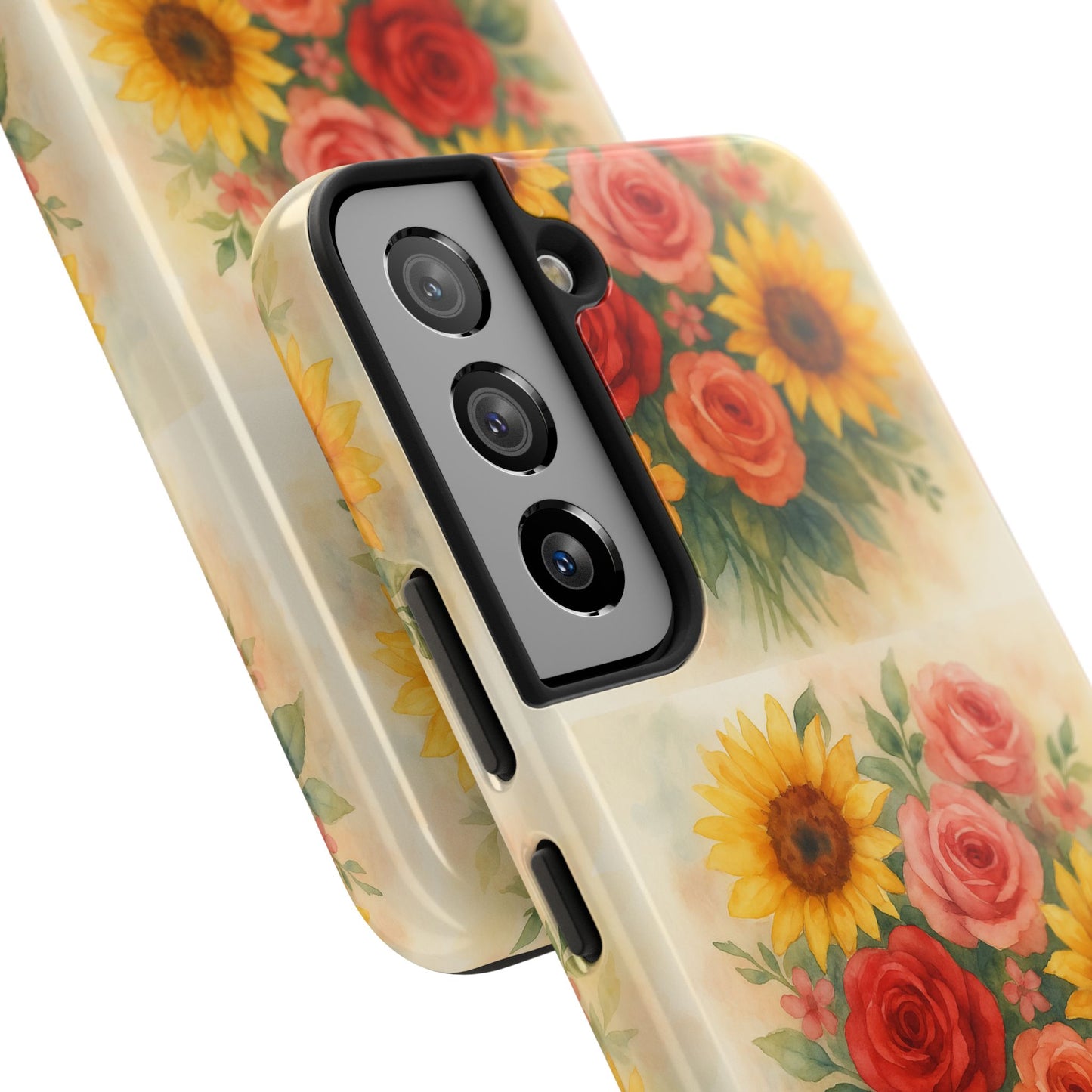 Floral Tough Phone Cases | Vibrant Flower Design, Durable Protection, Gift for Her, Floral Art Print, Phone Accessories