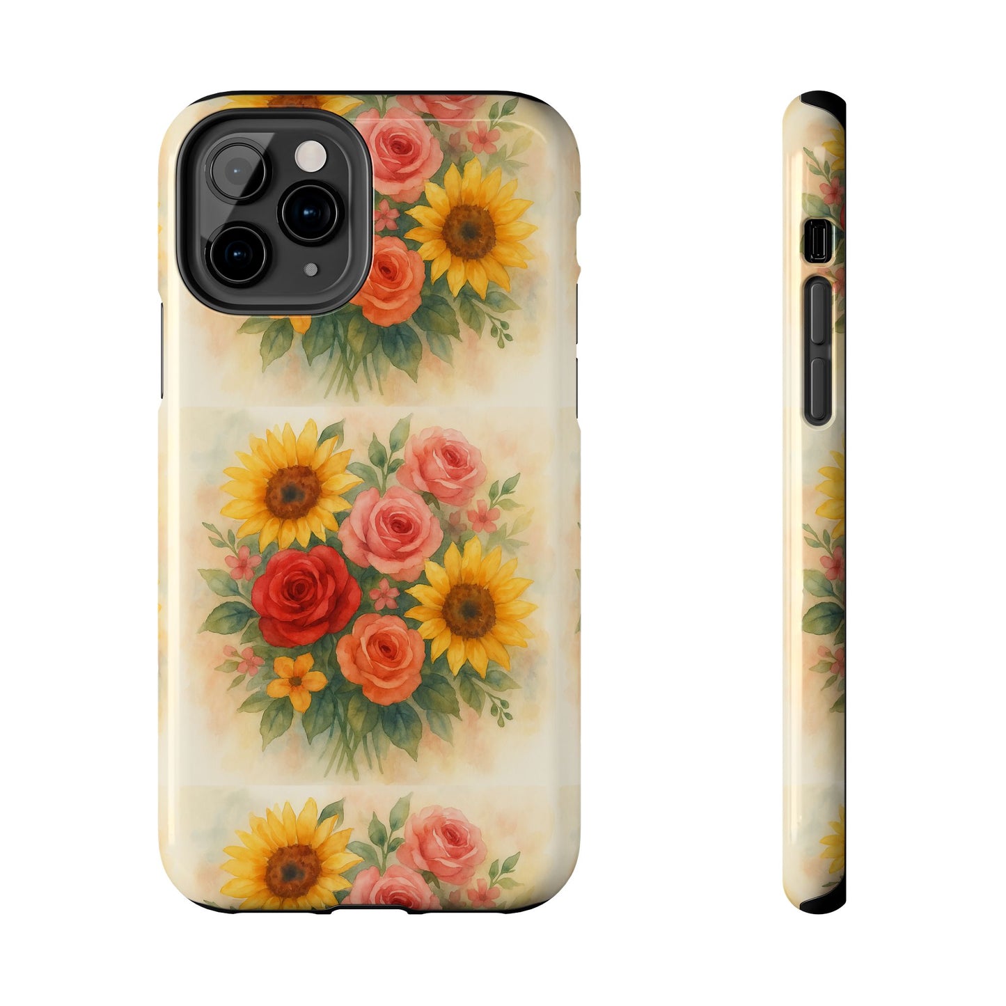 Floral Tough Phone Cases | Vibrant Flower Design, Durable Protection, Gift for Her, Floral Art Print, Phone Accessories