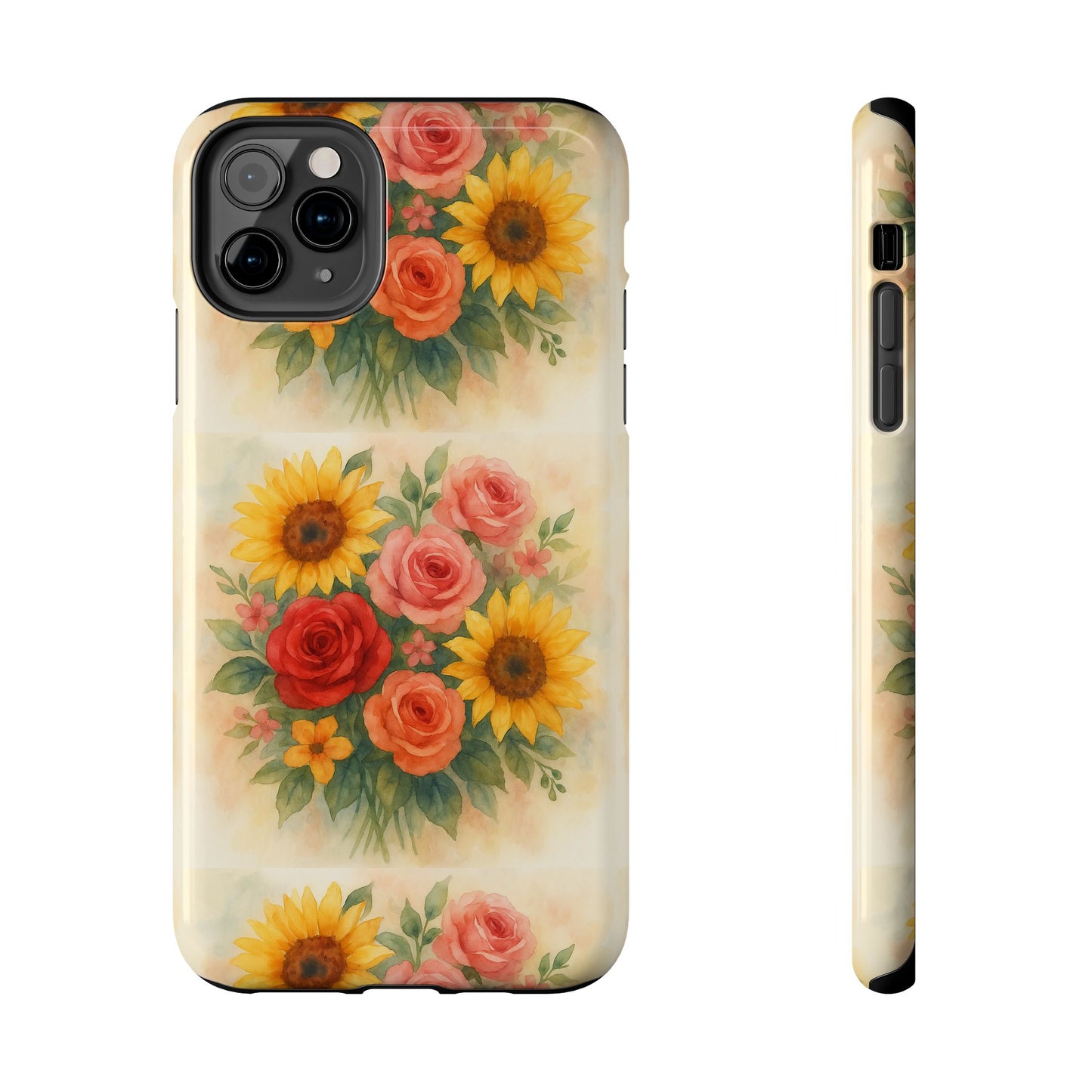 Floral Tough Phone Cases | Vibrant Flower Design, Durable Protection, Gift for Her, Floral Art Print, Phone Accessories