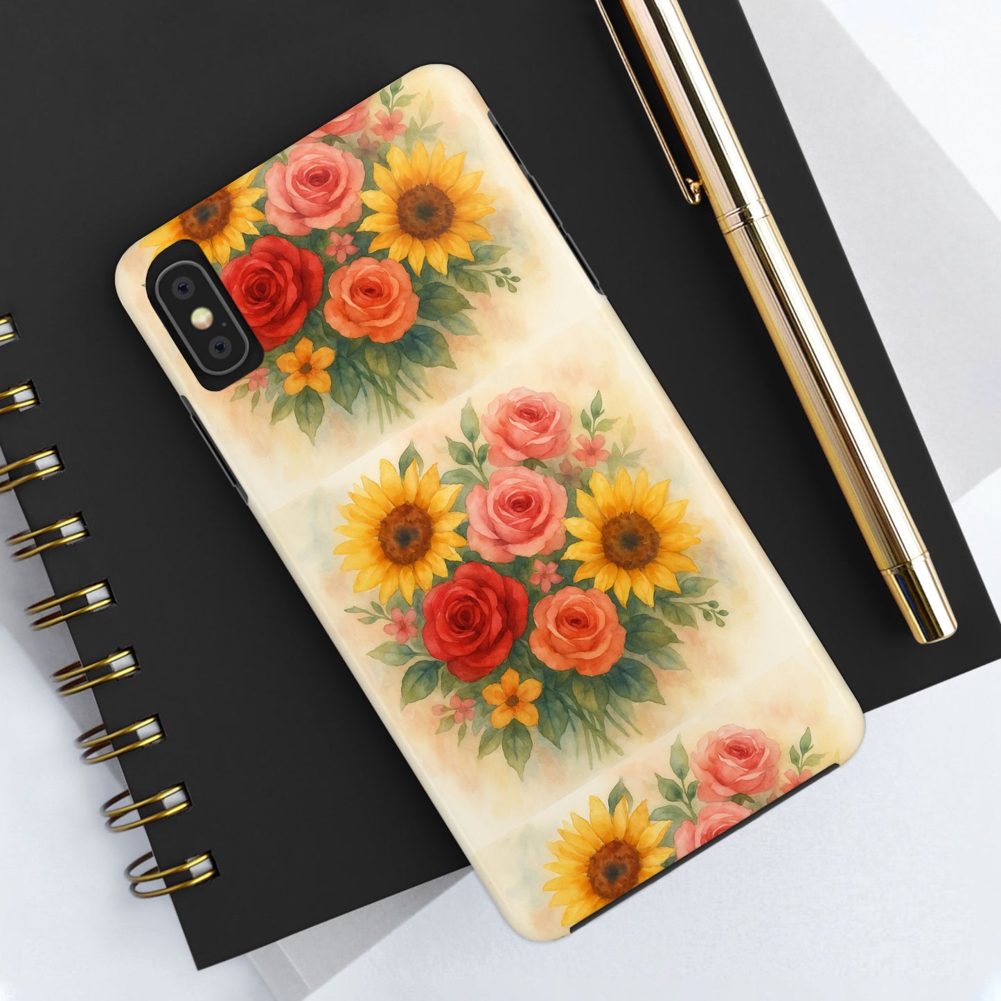 Floral Tough Phone Cases | Vibrant Flower Design, Durable Protection, Gift for Her, Floral Art Print, Phone Accessories