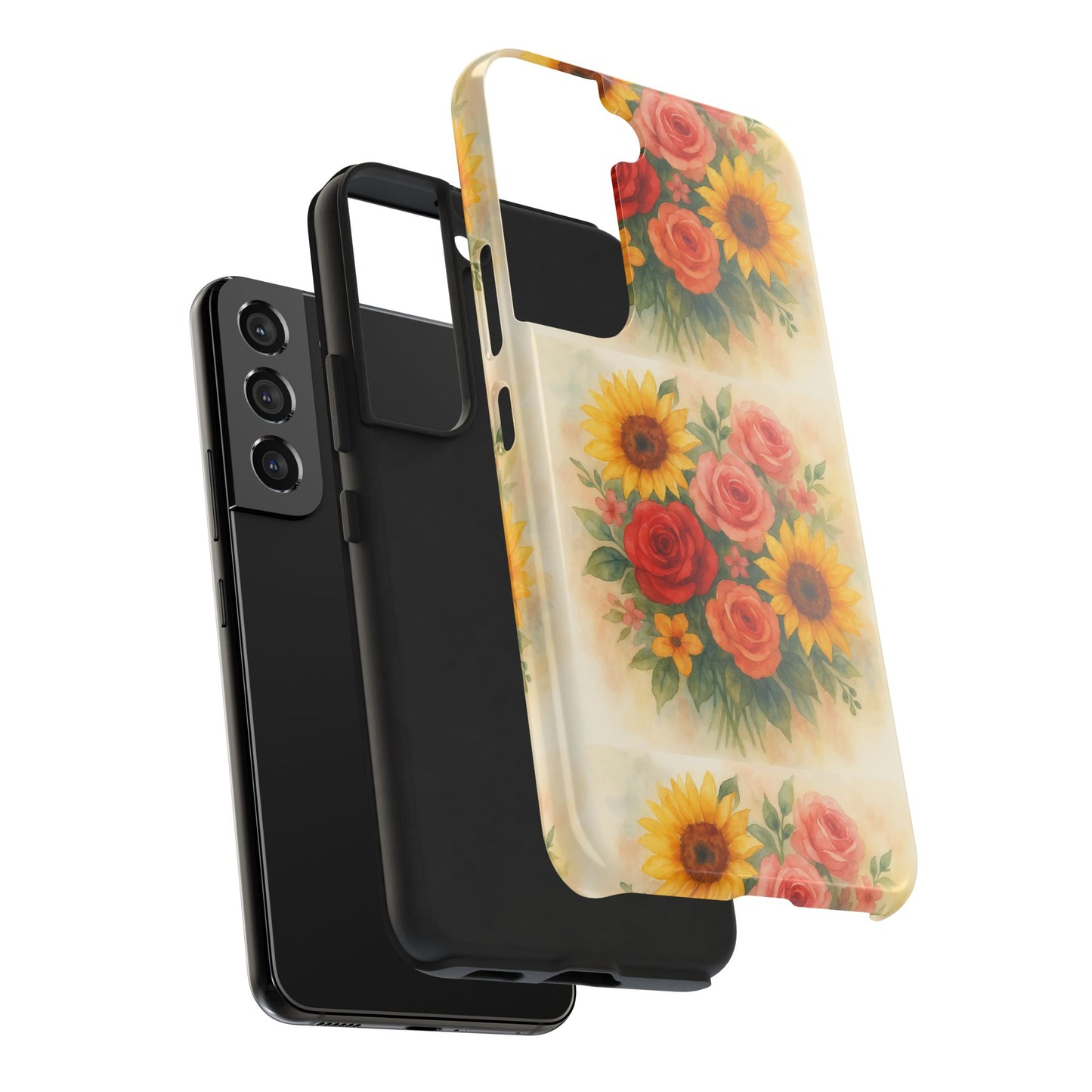 Floral Tough Phone Cases | Vibrant Flower Design, Durable Protection, Gift for Her, Floral Art Print, Phone Accessories