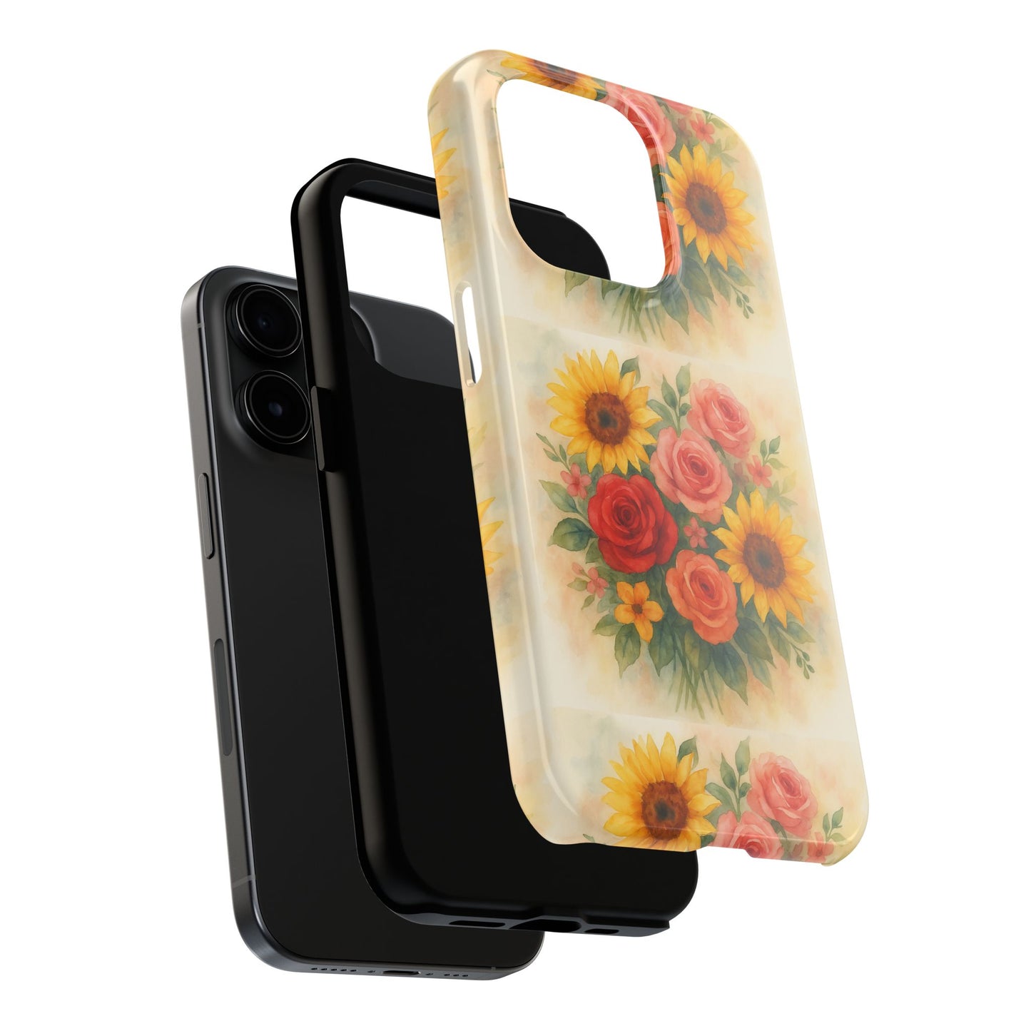 Floral Tough Phone Cases | Vibrant Flower Design, Durable Protection, Gift for Her, Floral Art Print, Phone Accessories