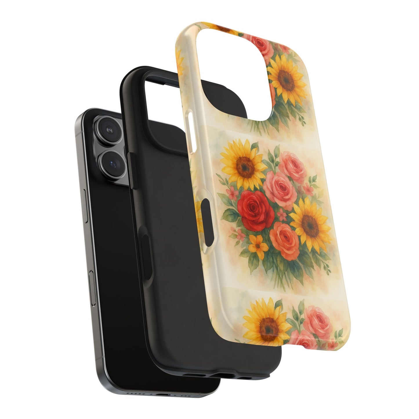 Floral Tough Phone Cases | Vibrant Flower Design, Durable Protection, Gift for Her, Floral Art Print, Phone Accessories