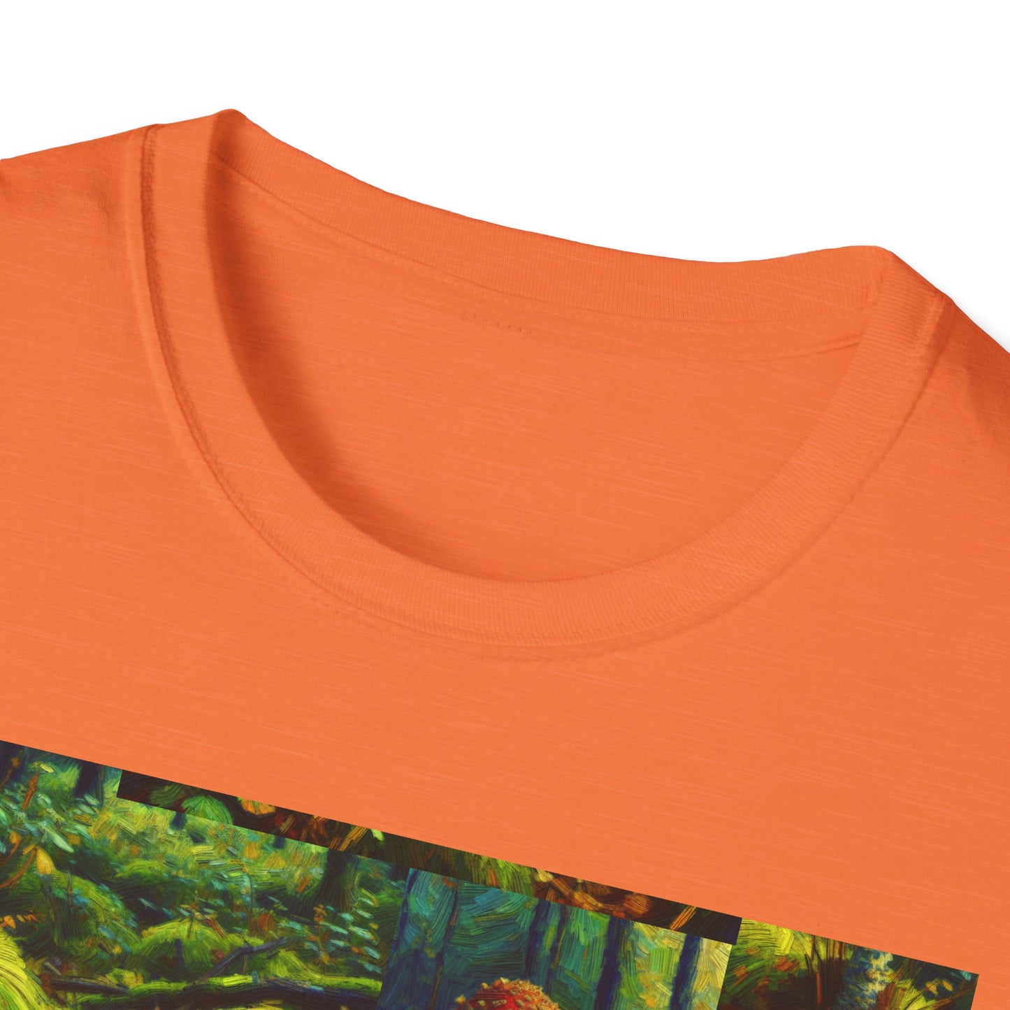 Forest Mushroom Graphic Unisex T-Shirt, Nature Lover Tee, Outdoor Adventure Apparel, Eco-Friendly Gift, Vintage Style Clothing