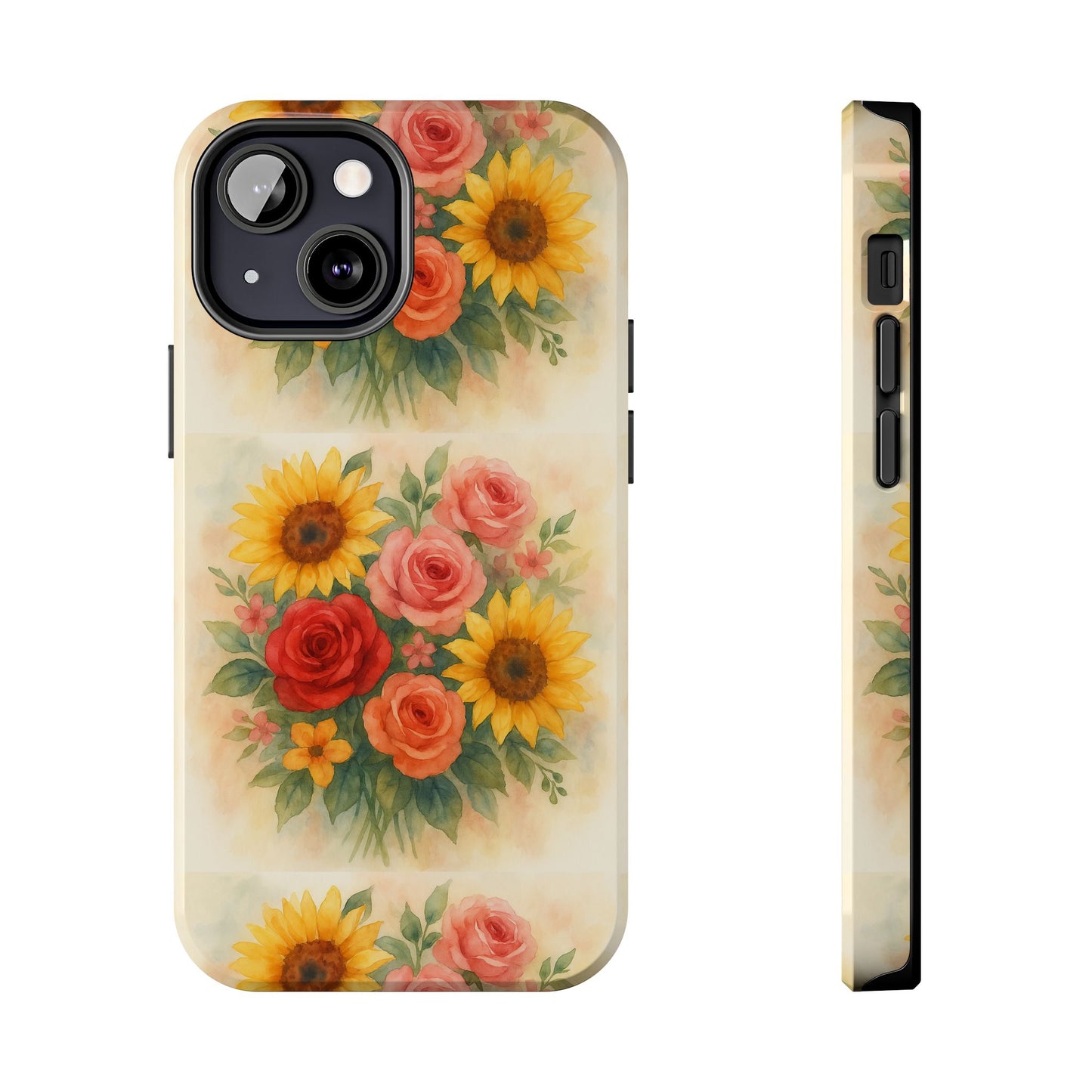 Floral Tough Phone Cases | Vibrant Flower Design, Durable Protection, Gift for Her, Floral Art Print, Phone Accessories
