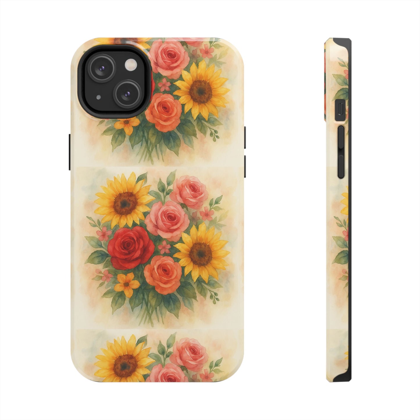 Floral Tough Phone Cases | Vibrant Flower Design, Durable Protection, Gift for Her, Floral Art Print, Phone Accessories