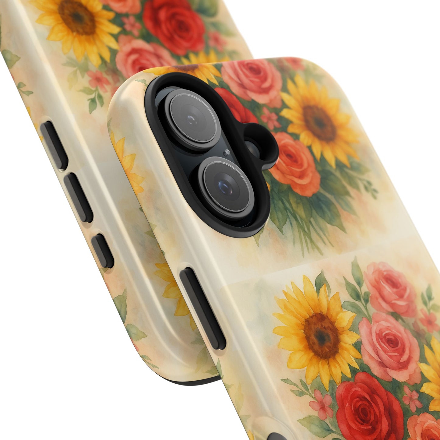 Floral Tough Phone Cases | Vibrant Flower Design, Durable Protection, Gift for Her, Floral Art Print, Phone Accessories