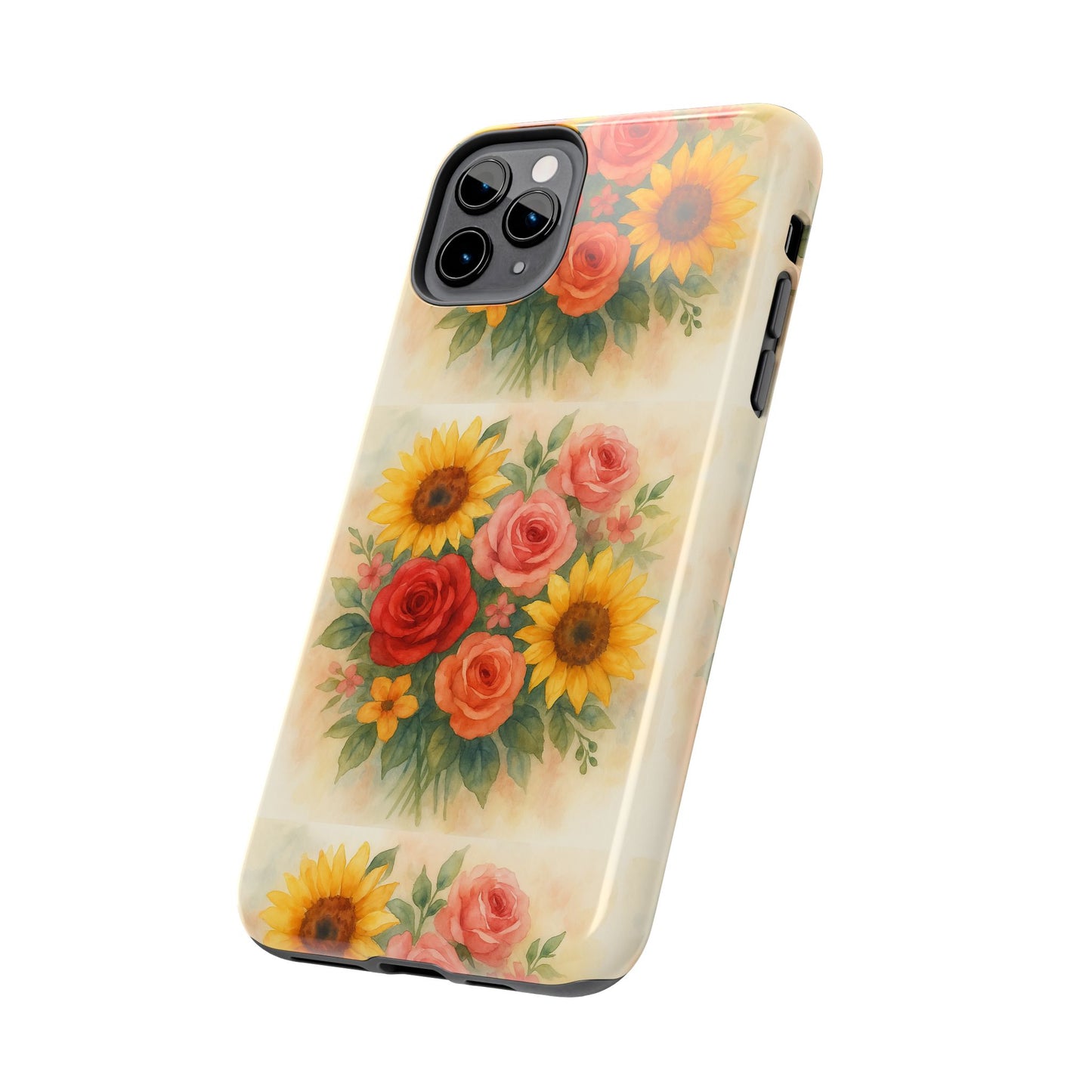 Floral Tough Phone Cases | Vibrant Flower Design, Durable Protection, Gift for Her, Floral Art Print, Phone Accessories