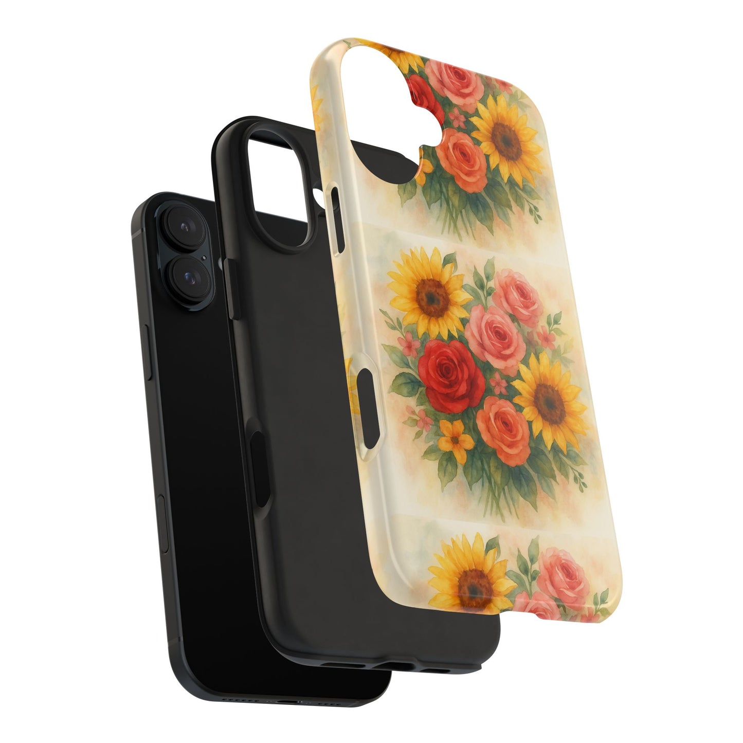 Floral Tough Phone Cases | Vibrant Flower Design, Durable Protection, Gift for Her, Floral Art Print, Phone Accessories