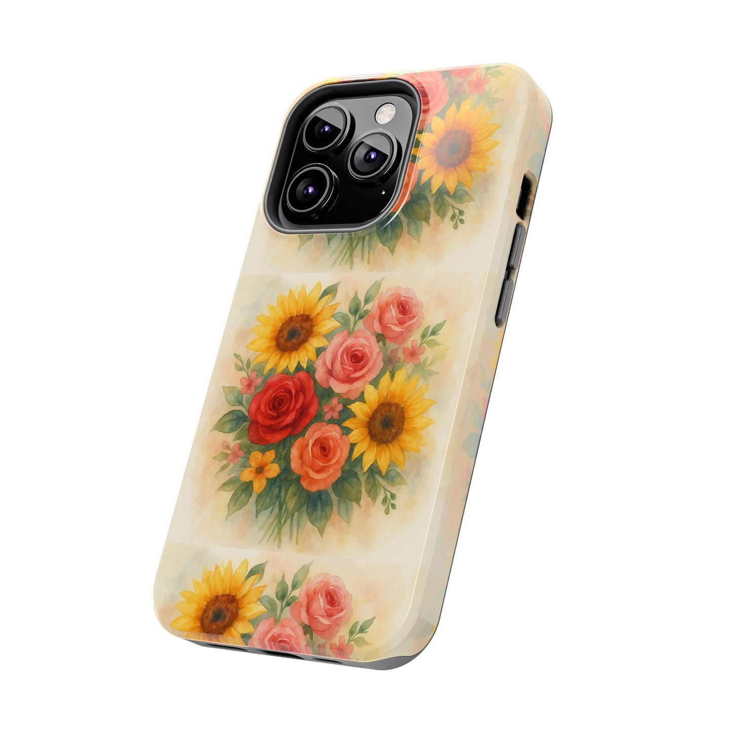 Floral Tough Phone Cases | Vibrant Flower Design, Durable Protection, Gift for Her, Floral Art Print, Phone Accessories