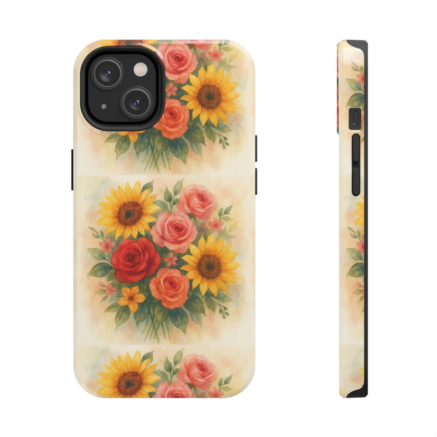 Floral Tough Phone Cases | Vibrant Flower Design, Durable Protection, Gift for Her, Floral Art Print, Phone Accessories