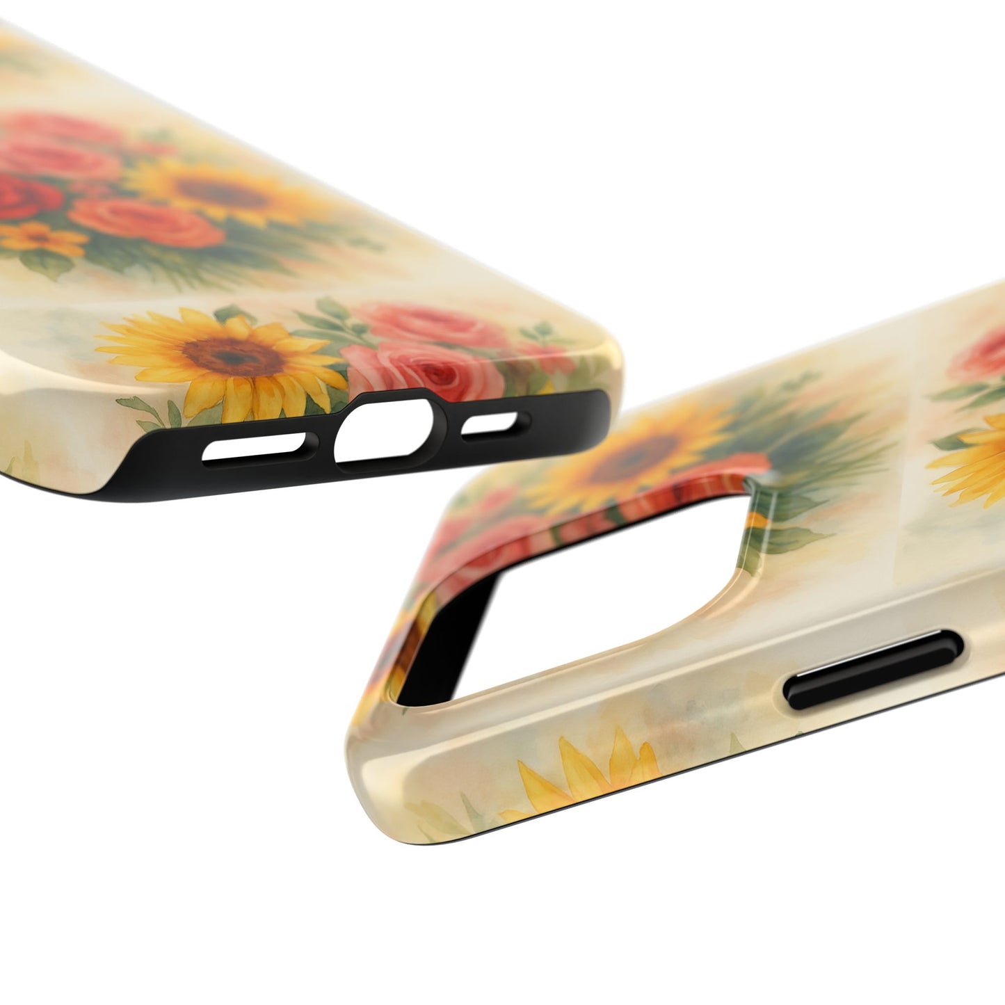 Floral Tough Phone Cases | Vibrant Flower Design, Durable Protection, Gift for Her, Floral Art Print, Phone Accessories
