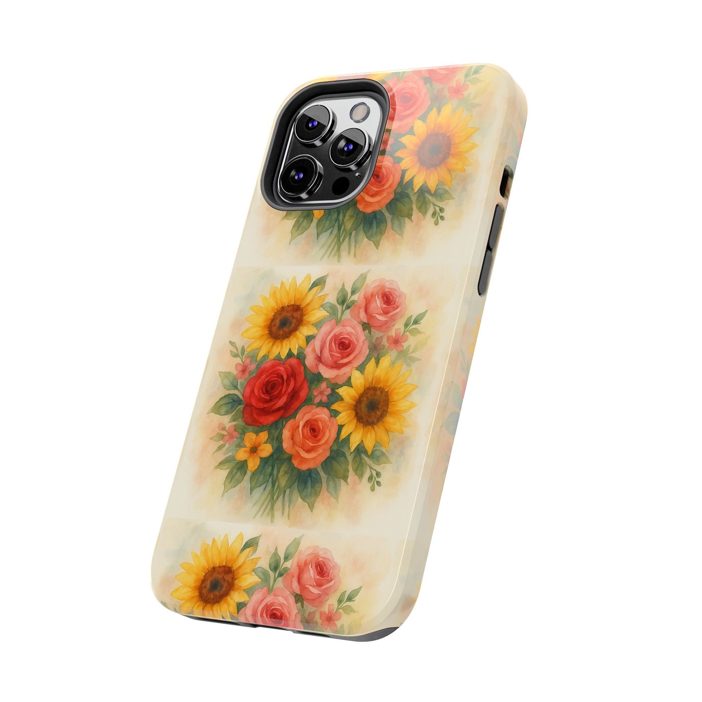 Floral Tough Phone Cases | Vibrant Flower Design, Durable Protection, Gift for Her, Floral Art Print, Phone Accessories