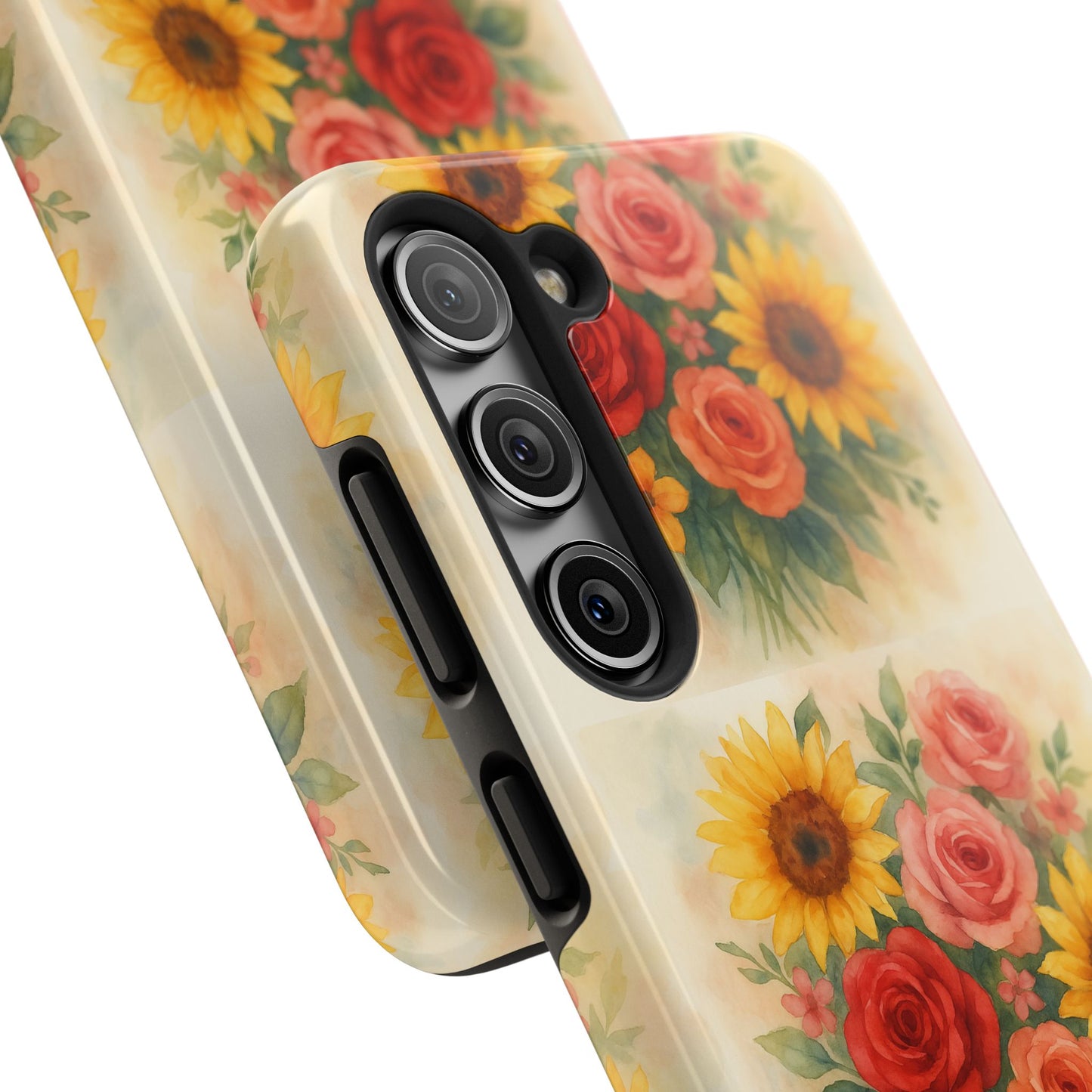 Floral Tough Phone Cases | Vibrant Flower Design, Durable Protection, Gift for Her, Floral Art Print, Phone Accessories