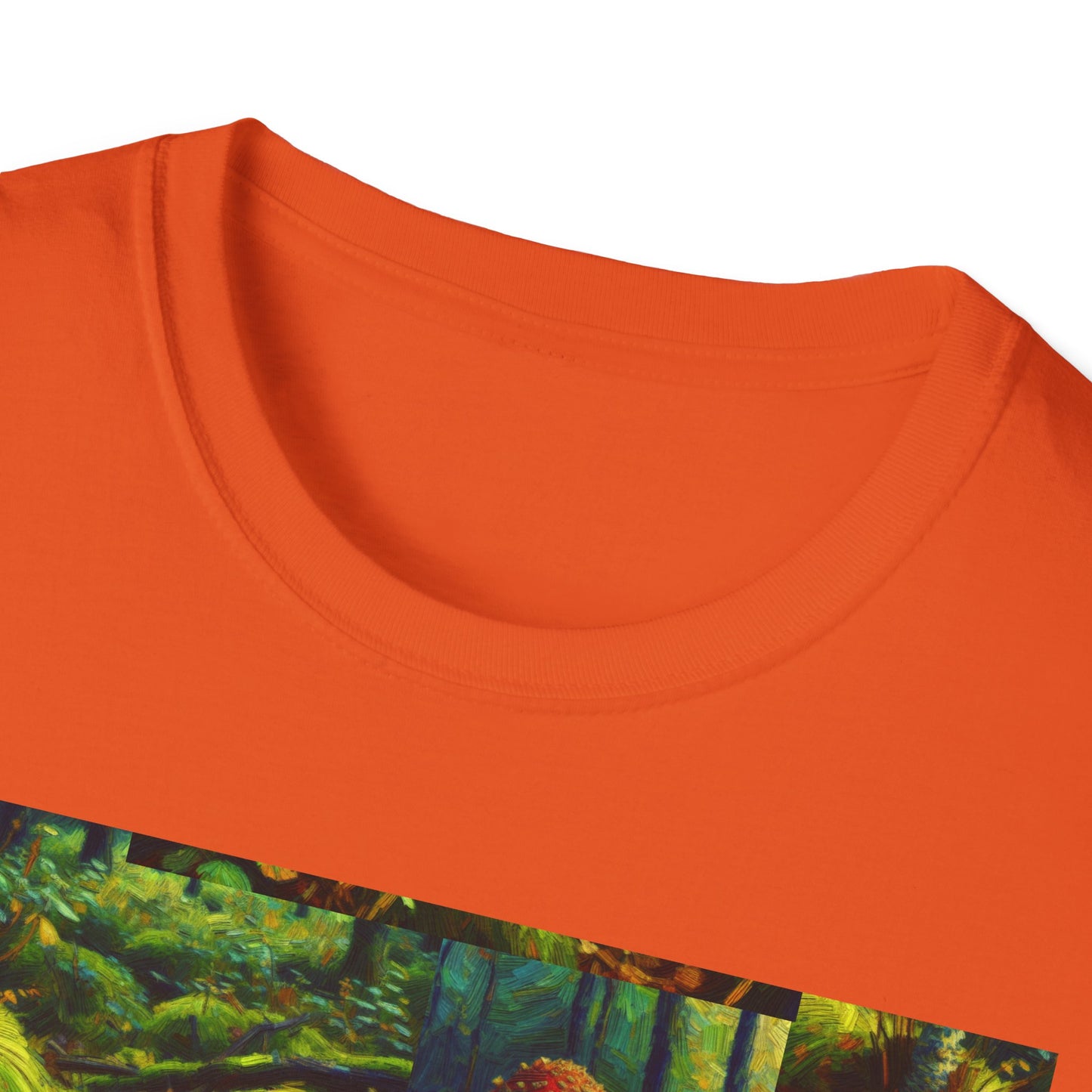 Forest Mushroom Graphic Unisex T-Shirt, Nature Lover Tee, Outdoor Adventure Apparel, Eco-Friendly Gift, Vintage Style Clothing