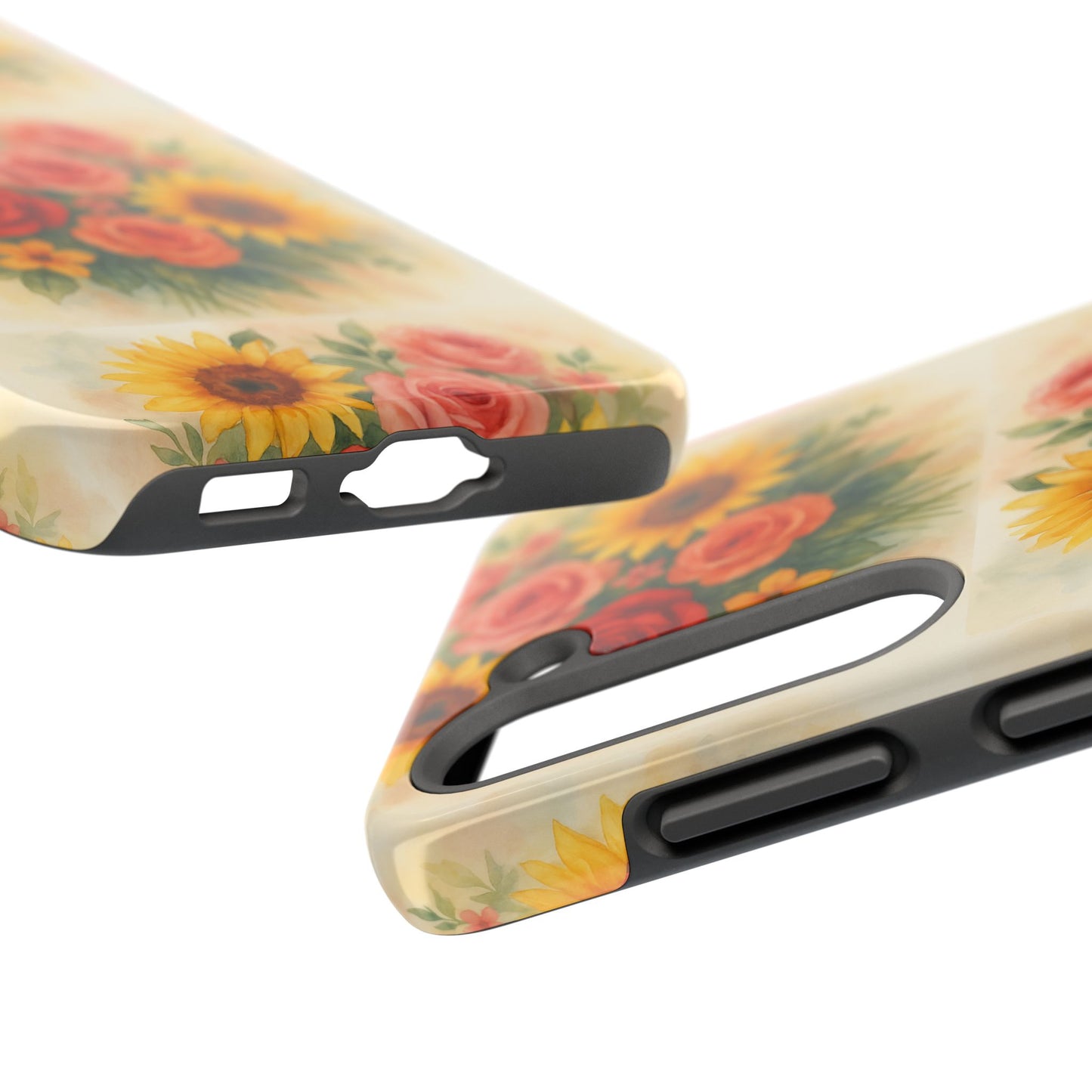 Floral Tough Phone Cases | Vibrant Flower Design, Durable Protection, Gift for Her, Floral Art Print, Phone Accessories