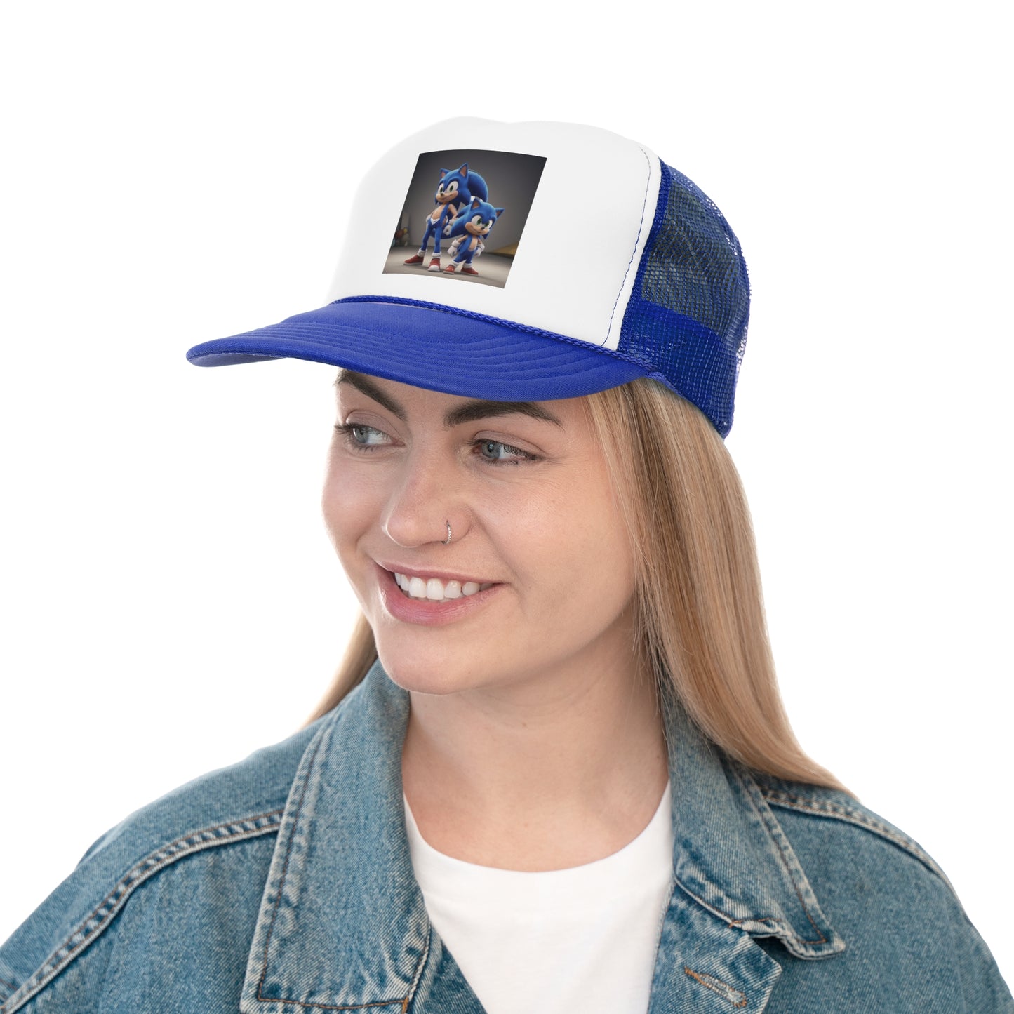 Stylish Trucker Cap with Unique Design, Summer Accessory, Gift for Him/Her, Outdoor Headwear, Trendy Fashion Statement
