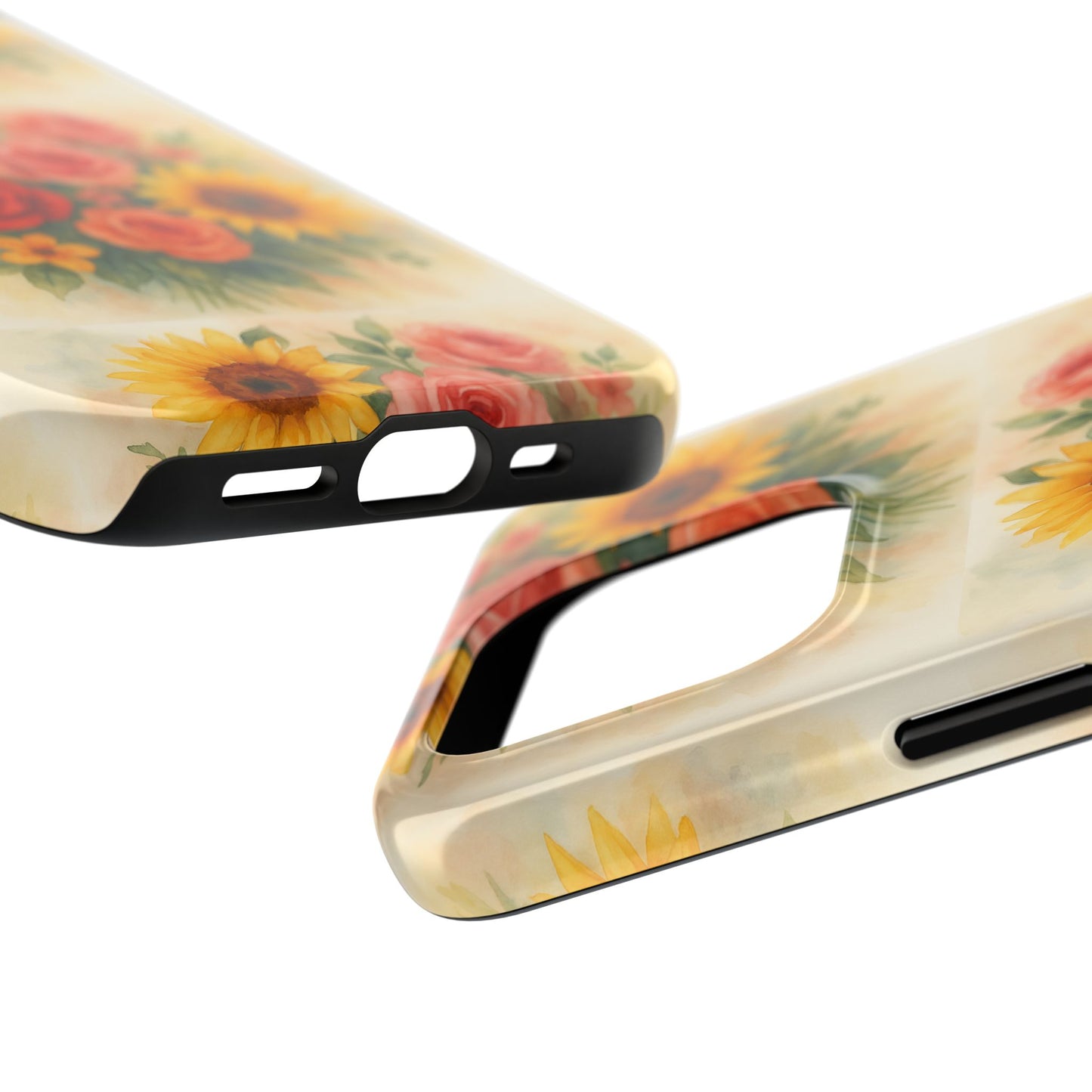 Floral Tough Phone Cases | Vibrant Flower Design, Durable Protection, Gift for Her, Floral Art Print, Phone Accessories