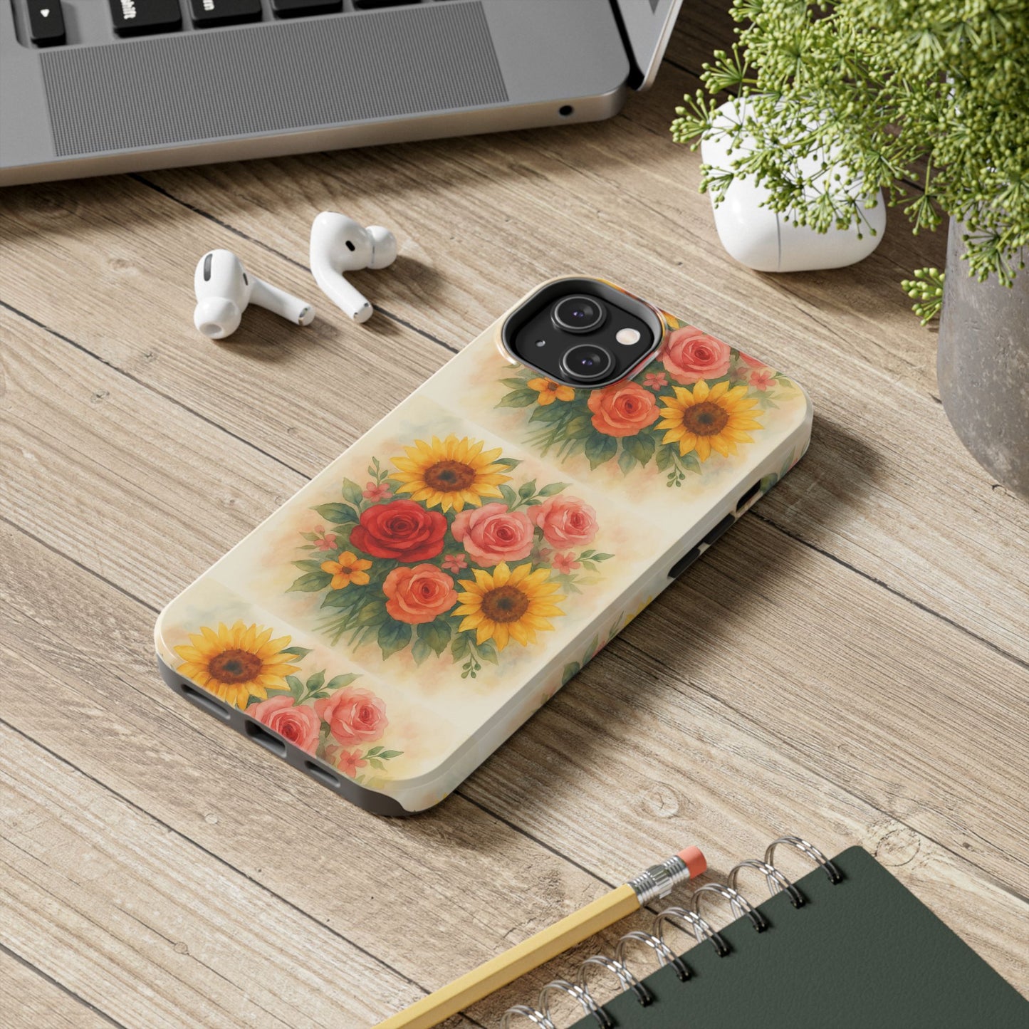 Floral Tough Phone Cases | Vibrant Flower Design, Durable Protection, Gift for Her, Floral Art Print, Phone Accessories