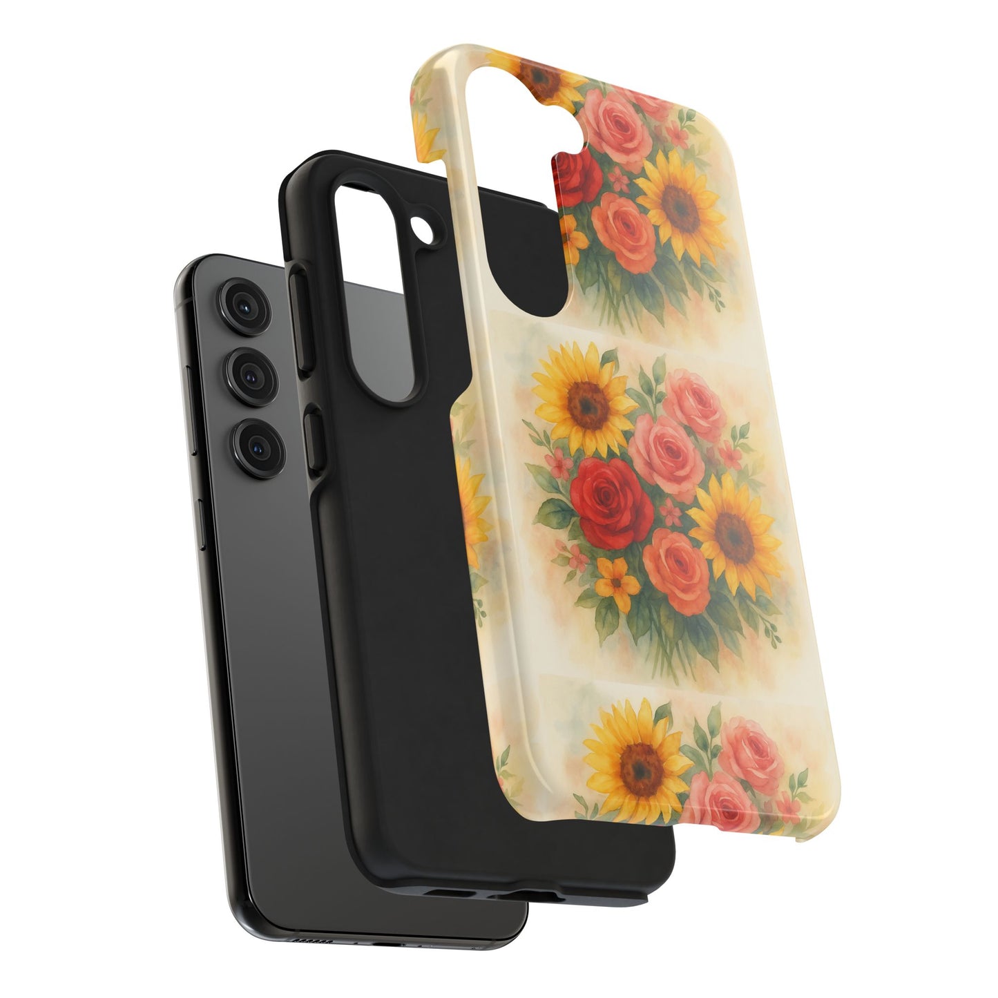 Floral Tough Phone Cases | Vibrant Flower Design, Durable Protection, Gift for Her, Floral Art Print, Phone Accessories