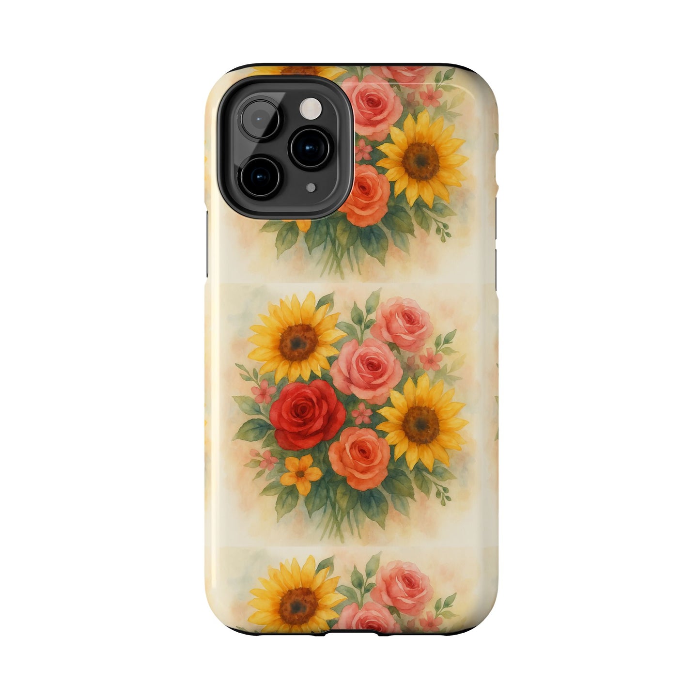 Floral Tough Phone Cases | Vibrant Flower Design, Durable Protection, Gift for Her, Floral Art Print, Phone Accessories