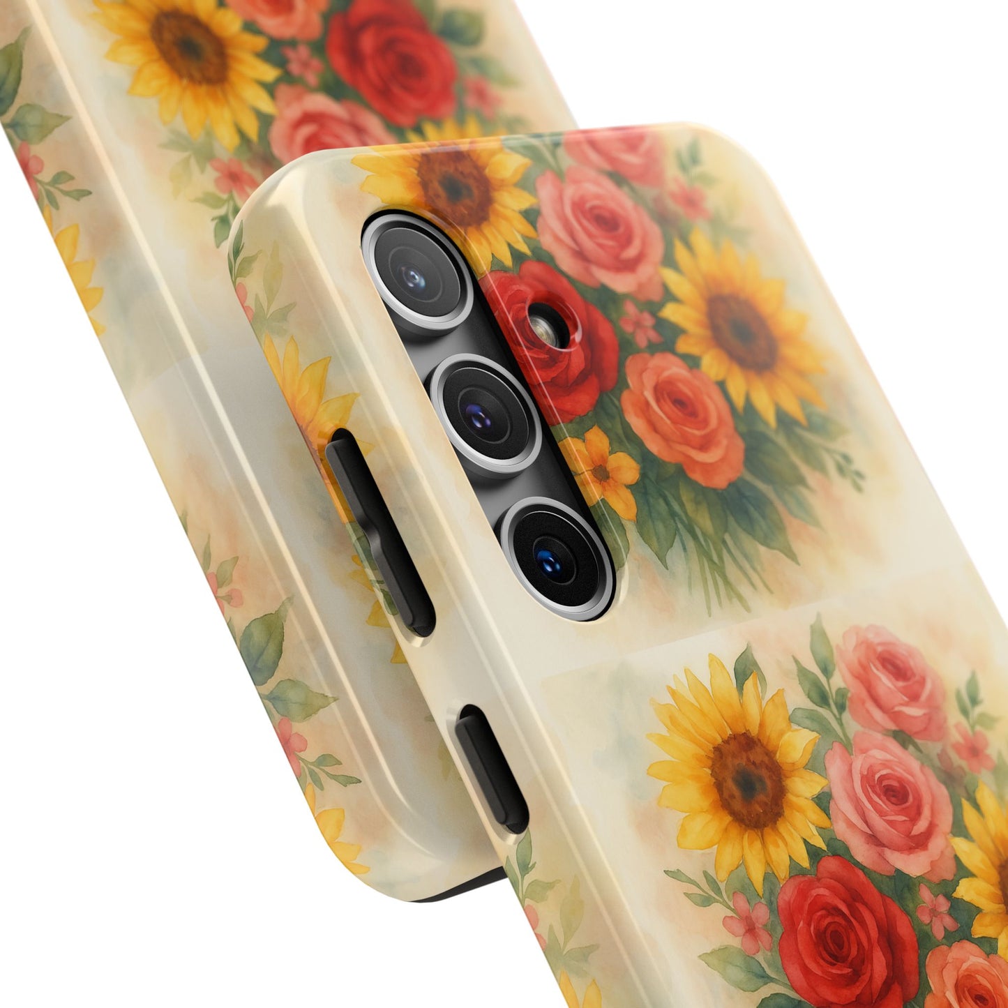 Floral Tough Phone Cases | Vibrant Flower Design, Durable Protection, Gift for Her, Floral Art Print, Phone Accessories