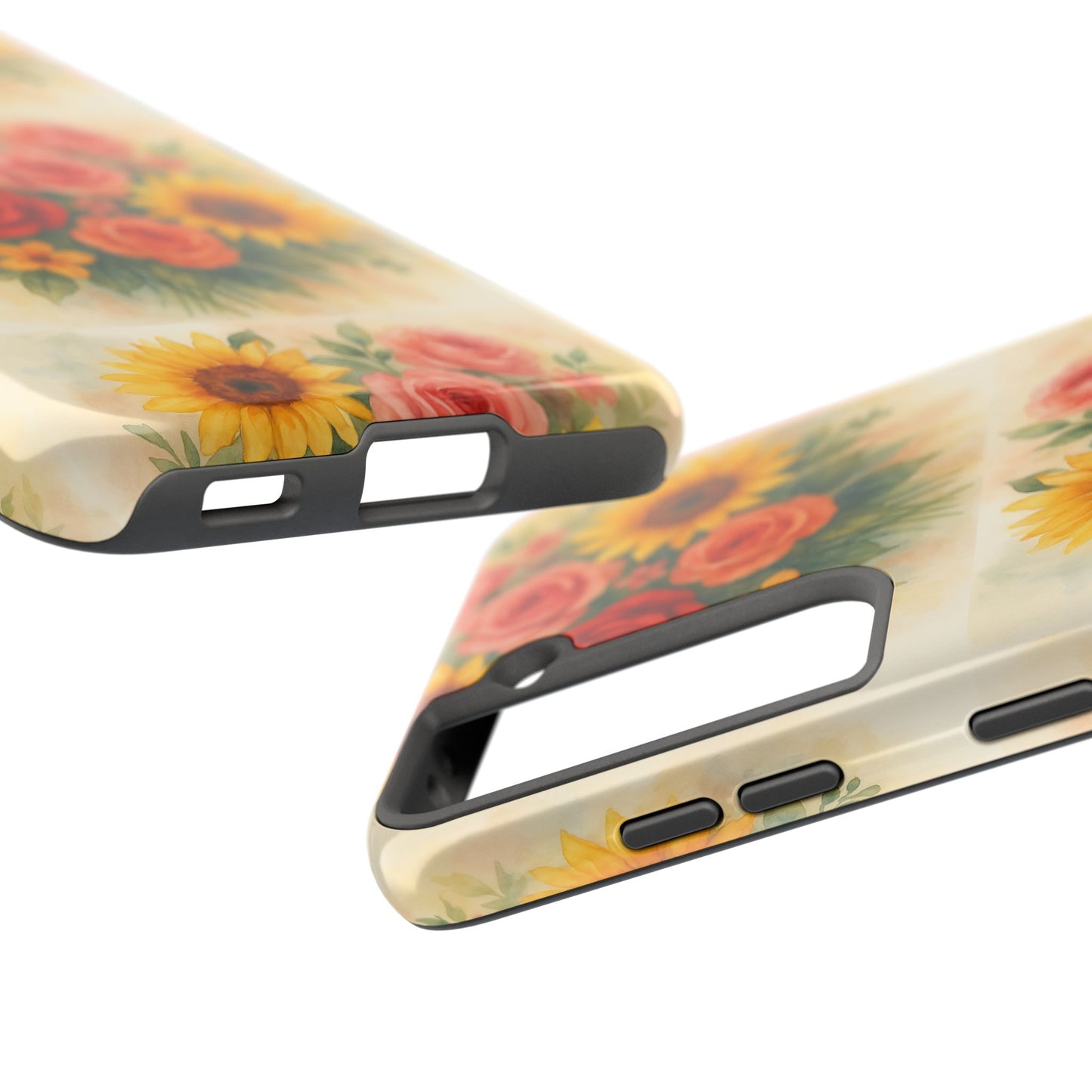 Floral Tough Phone Cases | Vibrant Flower Design, Durable Protection, Gift for Her, Floral Art Print, Phone Accessories