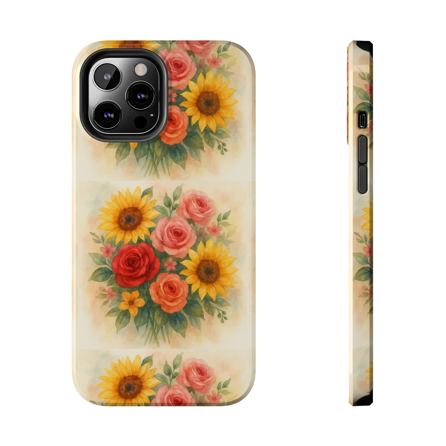 Floral Tough Phone Cases | Vibrant Flower Design, Durable Protection, Gift for Her, Floral Art Print, Phone Accessories