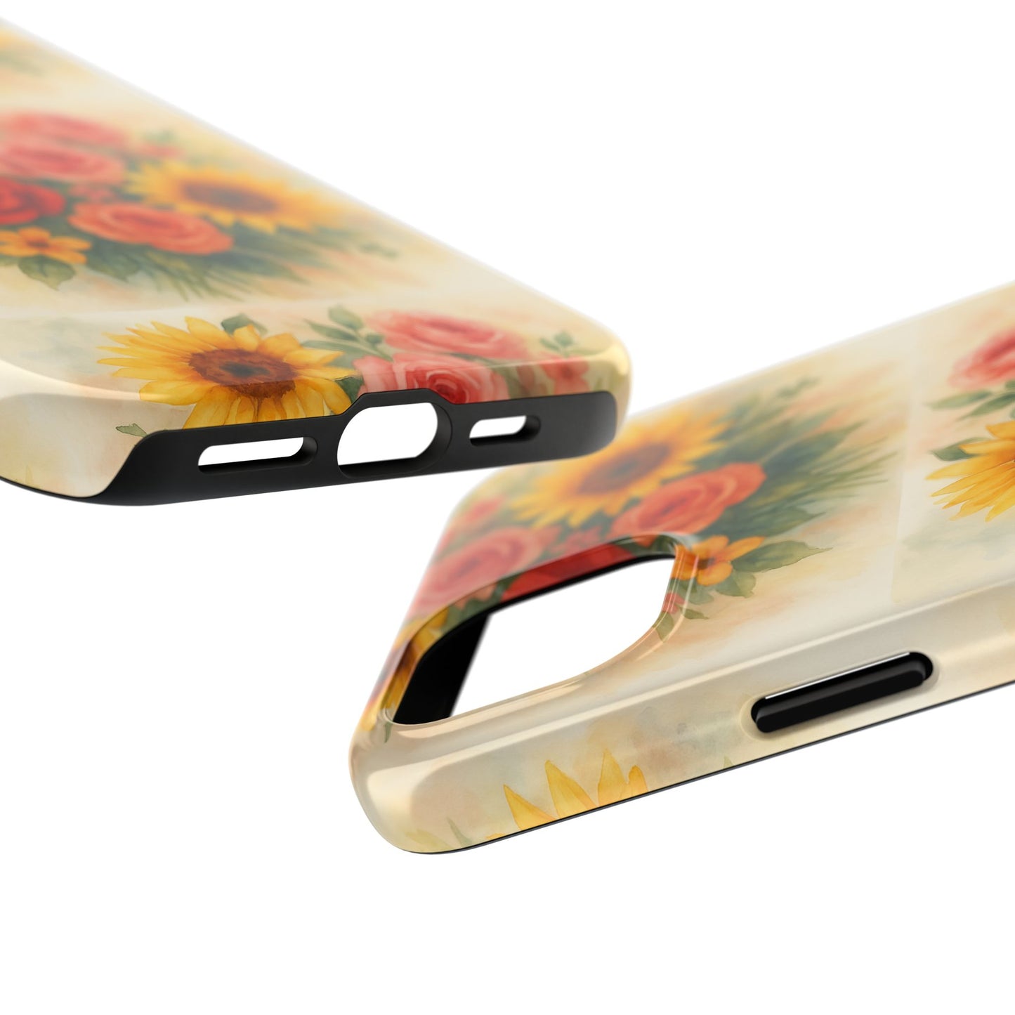 Floral Tough Phone Cases | Vibrant Flower Design, Durable Protection, Gift for Her, Floral Art Print, Phone Accessories