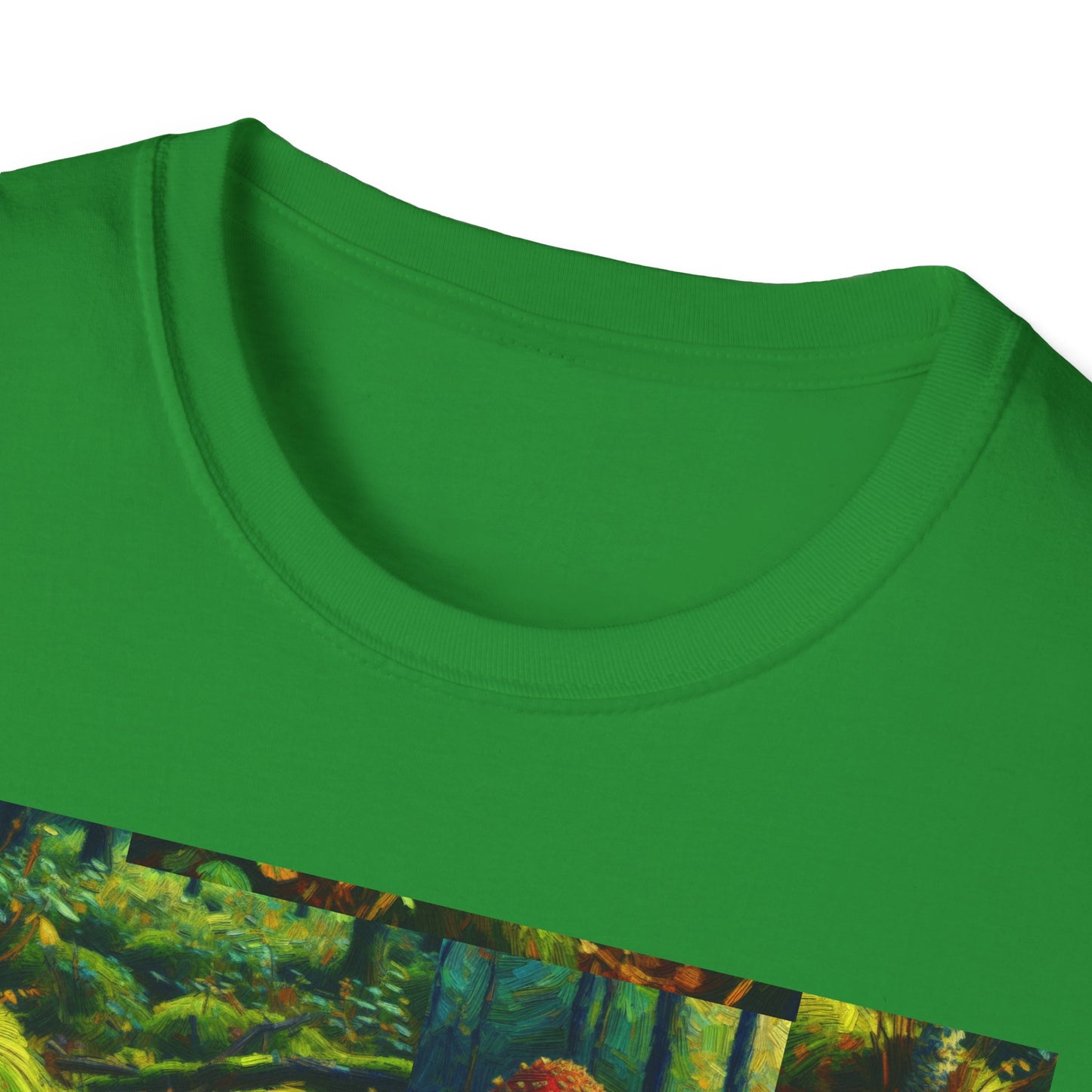 Forest Mushroom Graphic Unisex T-Shirt, Nature Lover Tee, Outdoor Adventure Apparel, Eco-Friendly Gift, Vintage Style Clothing
