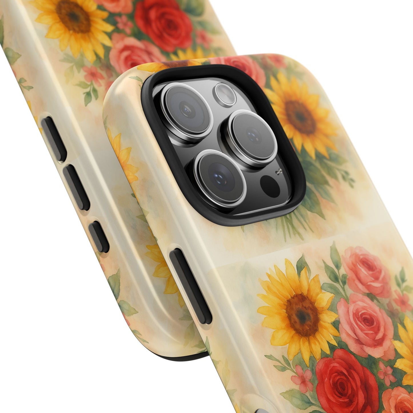 Floral Tough Phone Cases | Vibrant Flower Design, Durable Protection, Gift for Her, Floral Art Print, Phone Accessories