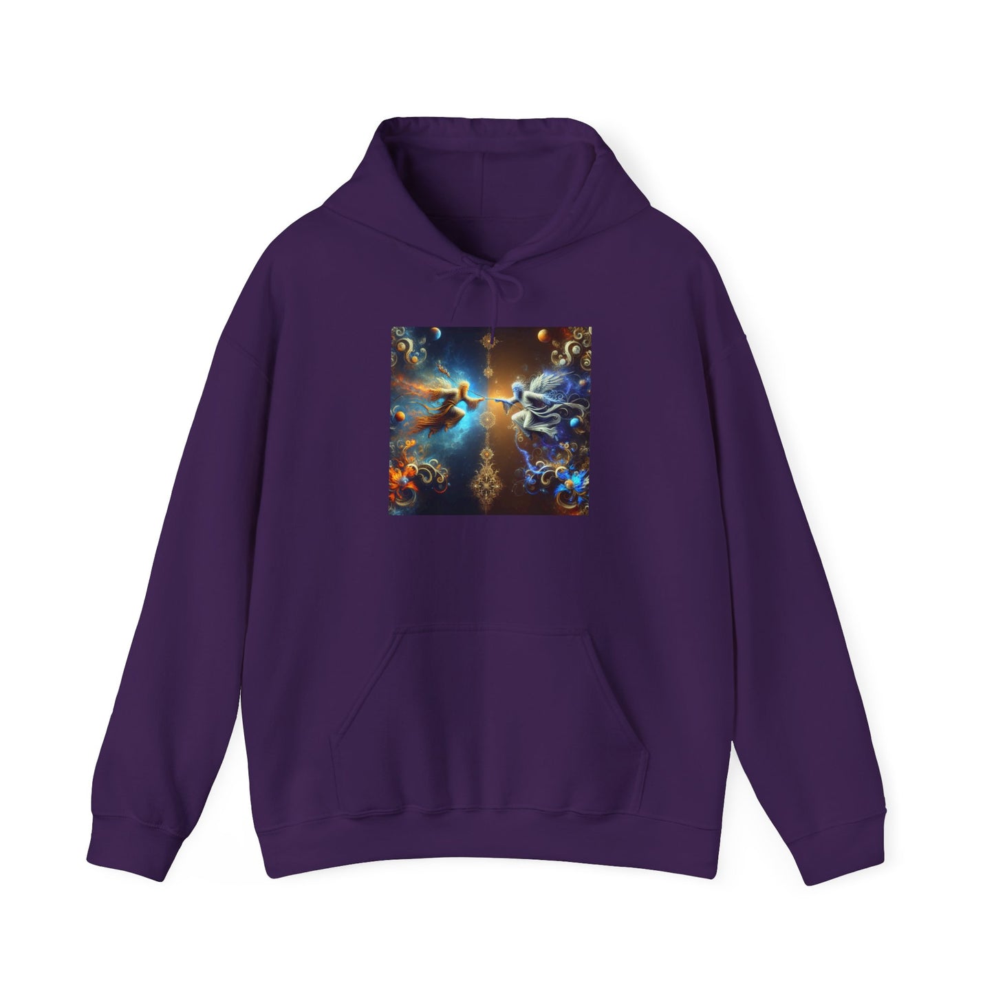 Cosmic Dreamers Hooded Sweatshirt - Unisex Heavy Blend, Inspirational Gift, Cozy Top, Unique Sweatshirt for Events, Astrology Lovers