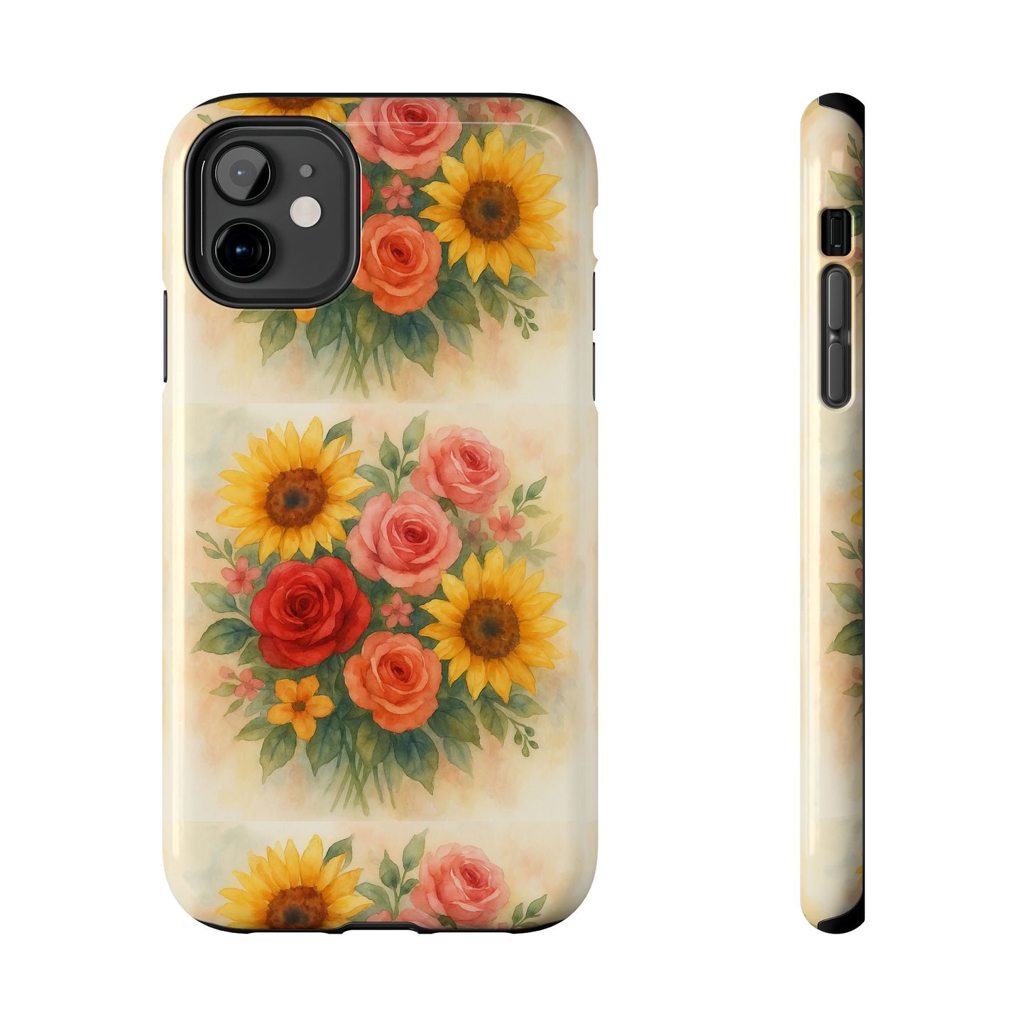 Floral Tough Phone Cases | Vibrant Flower Design, Durable Protection, Gift for Her, Floral Art Print, Phone Accessories