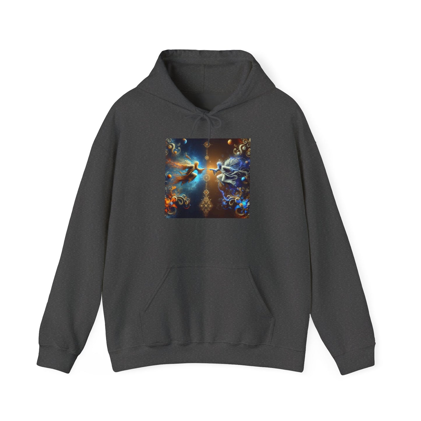 Cosmic Dreamers Hooded Sweatshirt - Unisex Heavy Blend, Inspirational Gift, Cozy Top, Unique Sweatshirt for Events, Astrology Lovers