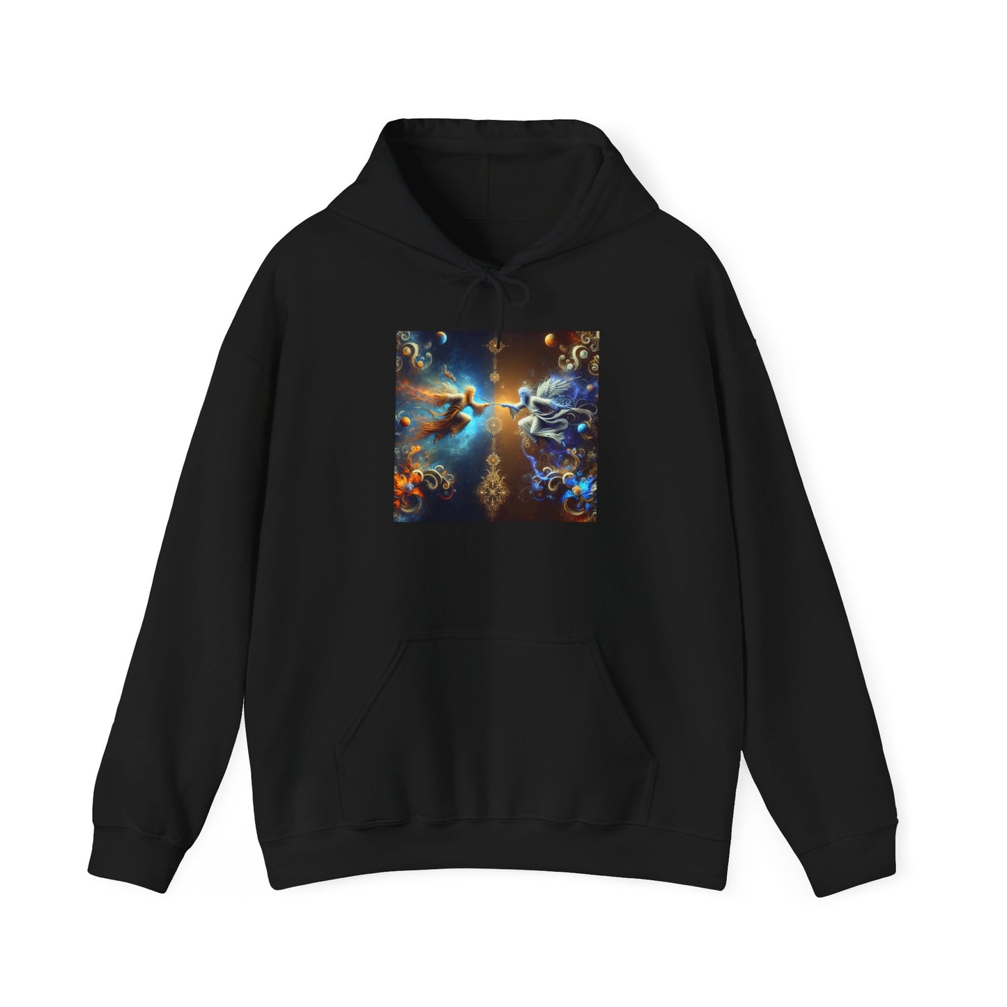 Cosmic Dreamers Hooded Sweatshirt - Unisex Heavy Blend, Inspirational Gift, Cozy Top, Unique Sweatshirt for Events, Astrology Lovers