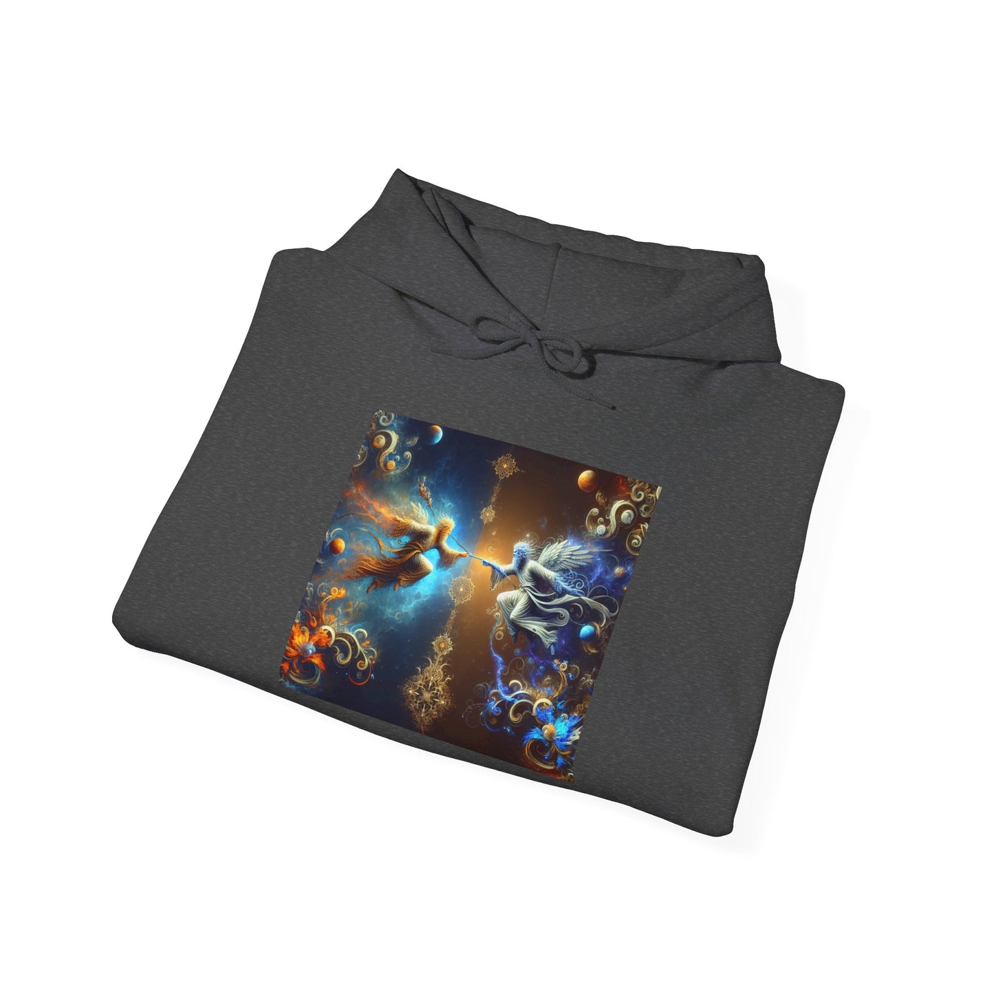 Cosmic Dreamers Hooded Sweatshirt - Unisex Heavy Blend, Inspirational Gift, Cozy Top, Unique Sweatshirt for Events, Astrology Lovers