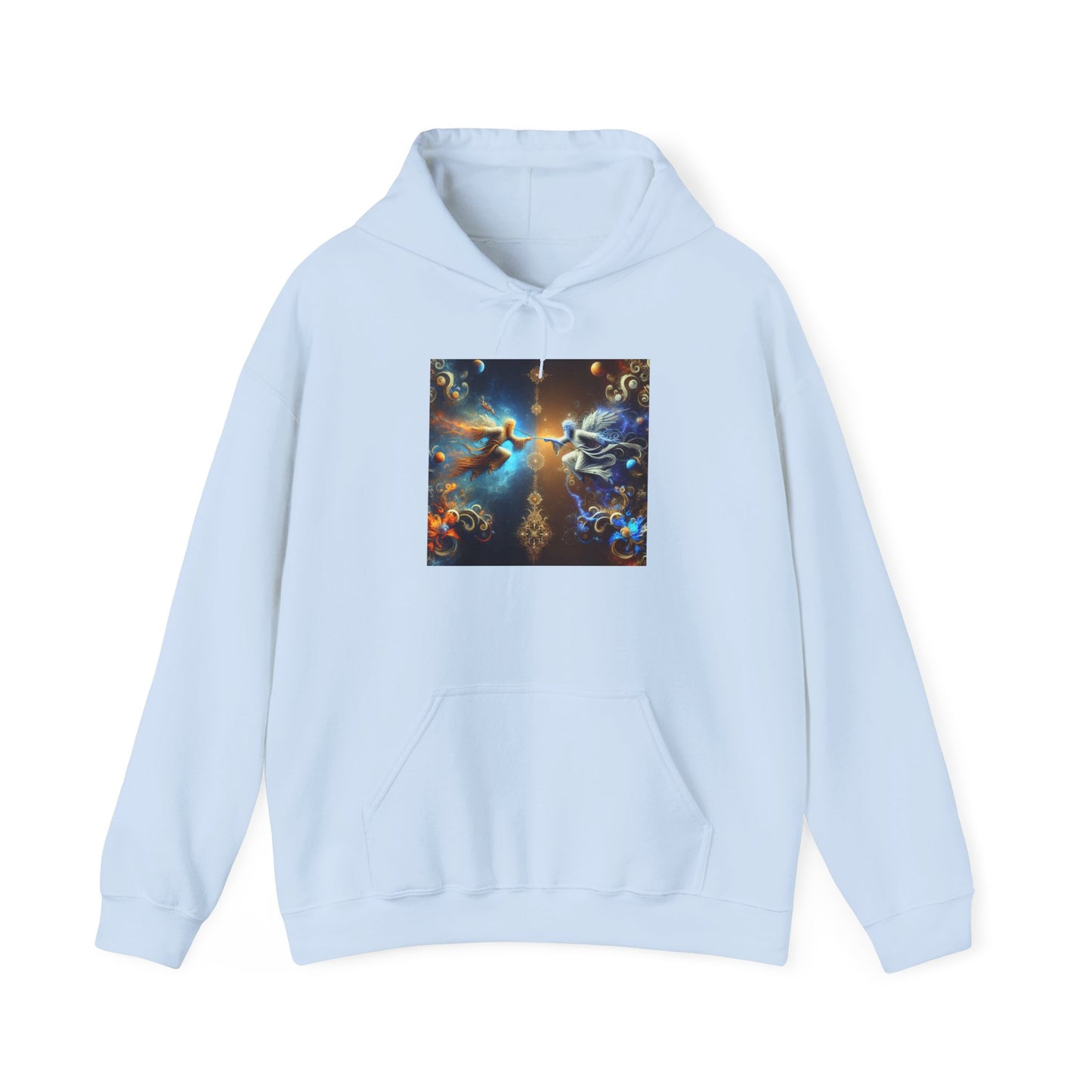 Cosmic Dreamers Hooded Sweatshirt - Unisex Heavy Blend, Inspirational Gift, Cozy Top, Unique Sweatshirt for Events, Astrology Lovers