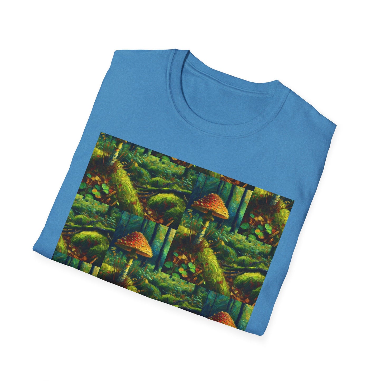 Forest Mushroom Graphic Unisex T-Shirt, Nature Lover Tee, Outdoor Adventure Apparel, Eco-Friendly Gift, Vintage Style Clothing