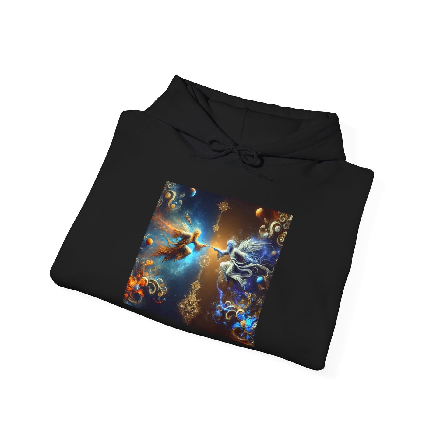 Cosmic Dreamers Hooded Sweatshirt - Unisex Heavy Blend, Inspirational Gift, Cozy Top, Unique Sweatshirt for Events, Astrology Lovers