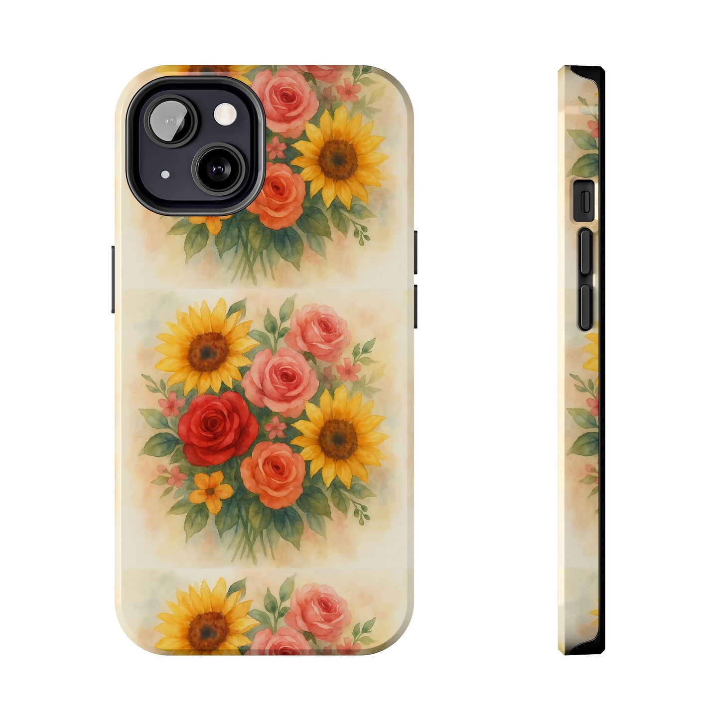 Floral Tough Phone Cases | Vibrant Flower Design, Durable Protection, Gift for Her, Floral Art Print, Phone Accessories