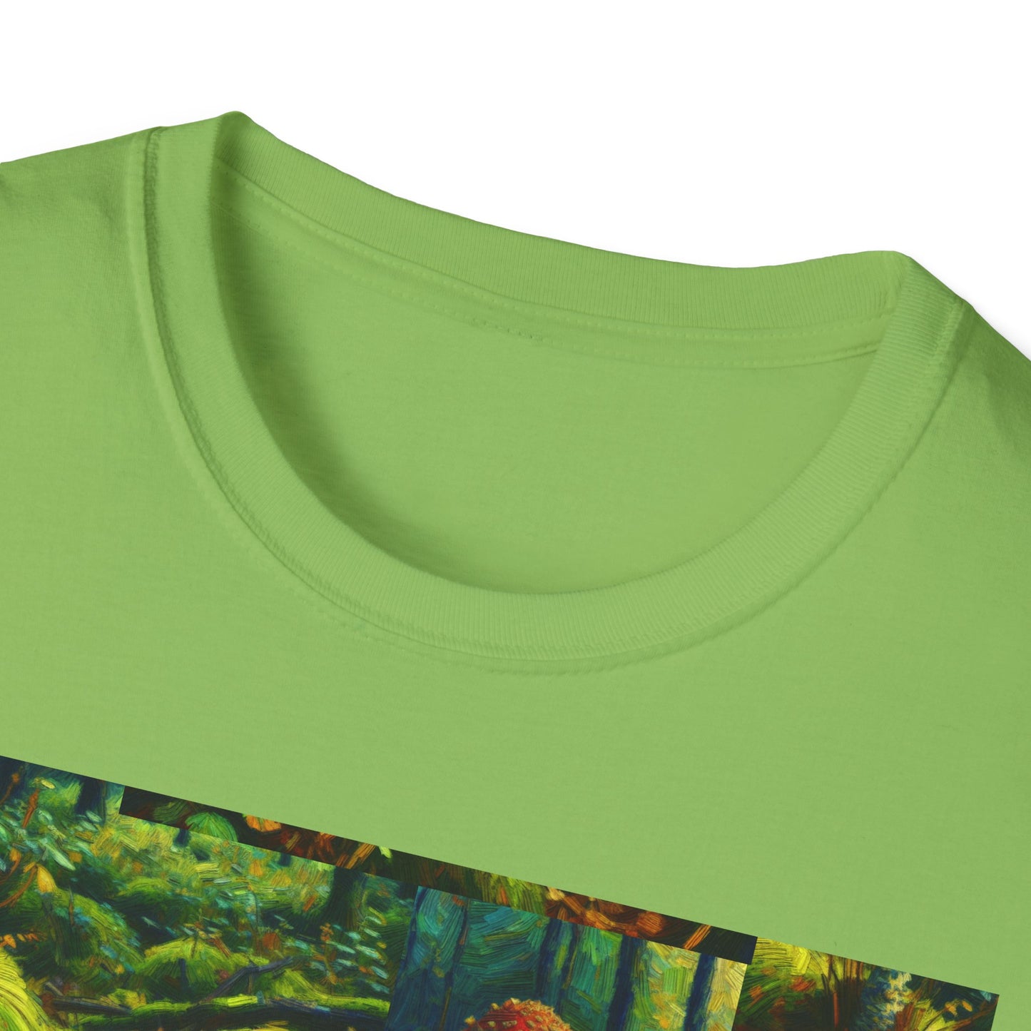 Forest Mushroom Graphic Unisex T-Shirt, Nature Lover Tee, Outdoor Adventure Apparel, Eco-Friendly Gift, Vintage Style Clothing