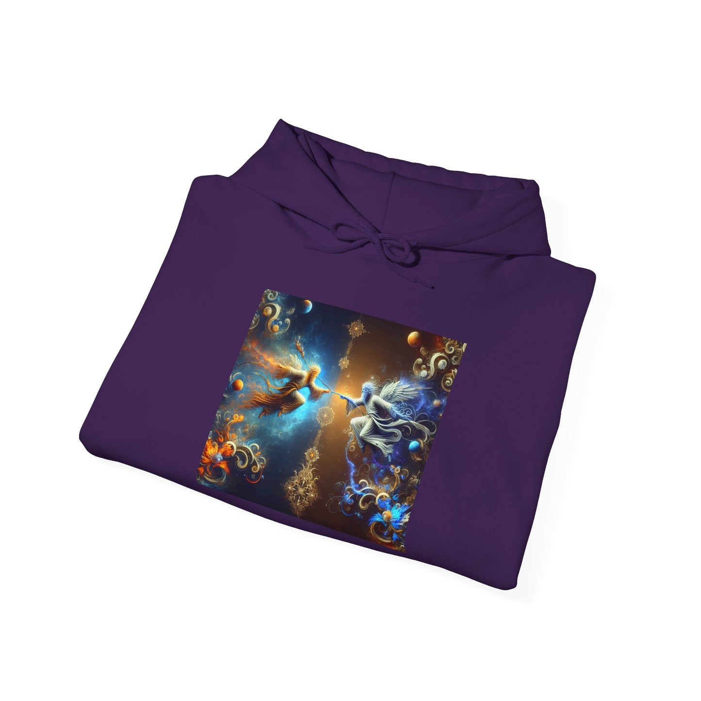 Cosmic Dreamers Hooded Sweatshirt - Unisex Heavy Blend, Inspirational Gift, Cozy Top, Unique Sweatshirt for Events, Astrology Lovers