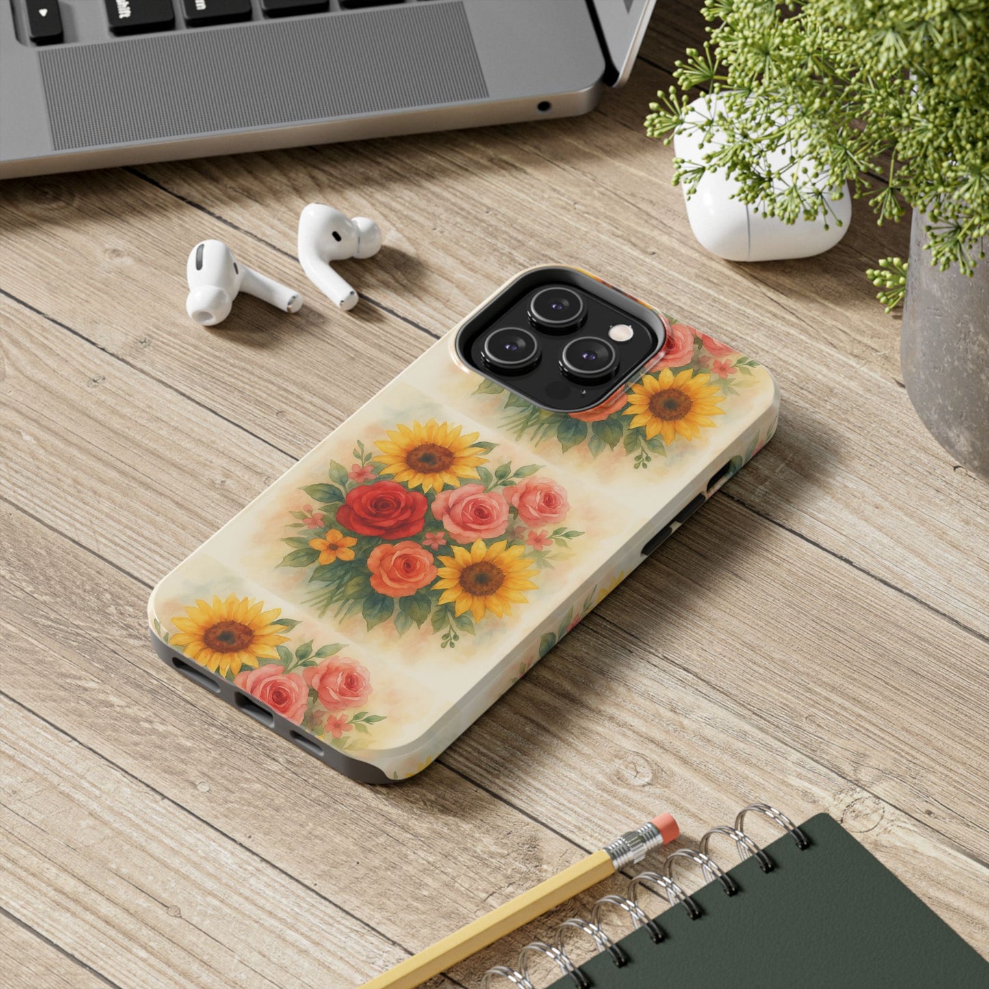 Floral Tough Phone Cases | Vibrant Flower Design, Durable Protection, Gift for Her, Floral Art Print, Phone Accessories